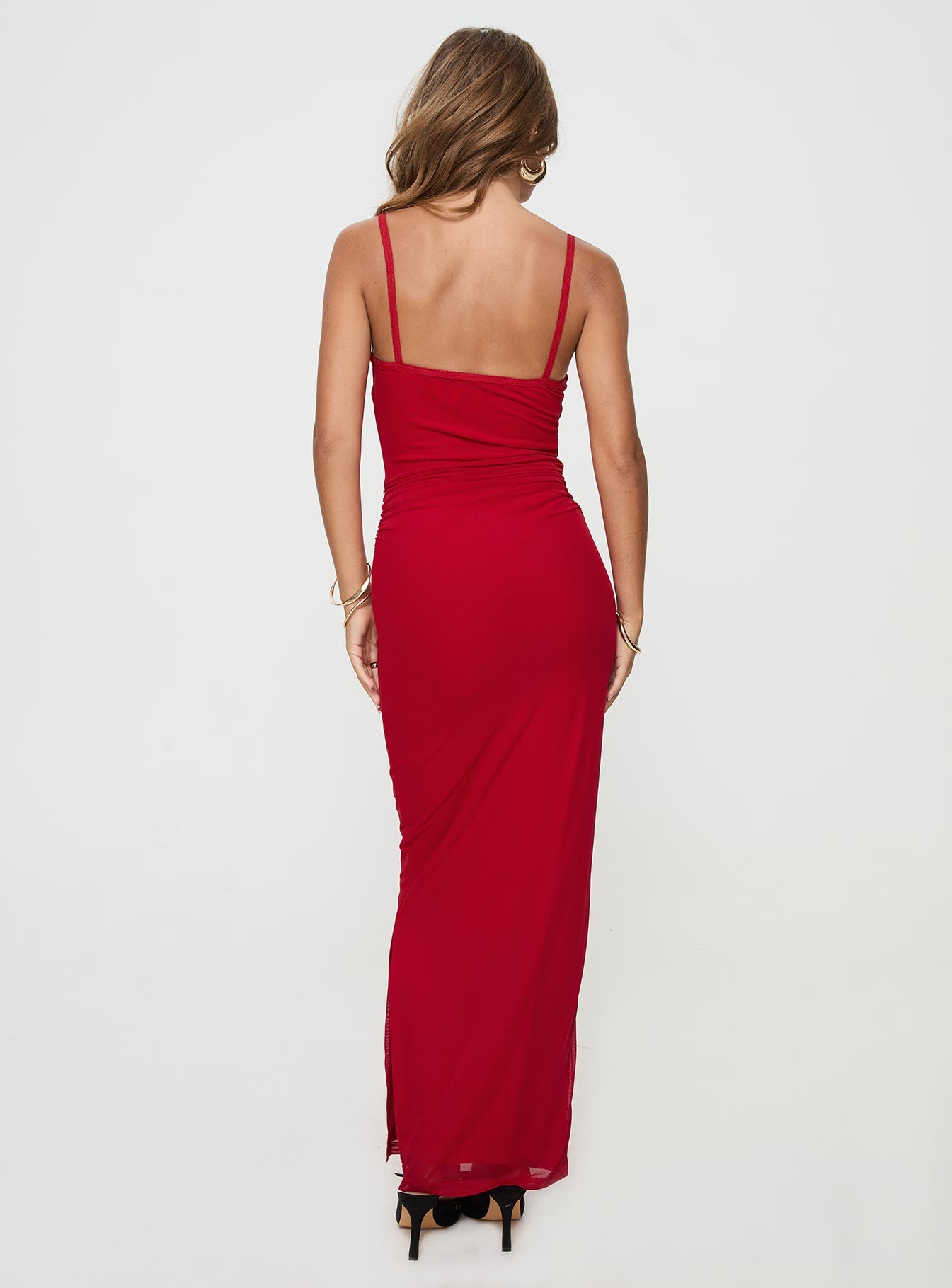 Apolline Maxi Dress Red - Image 5