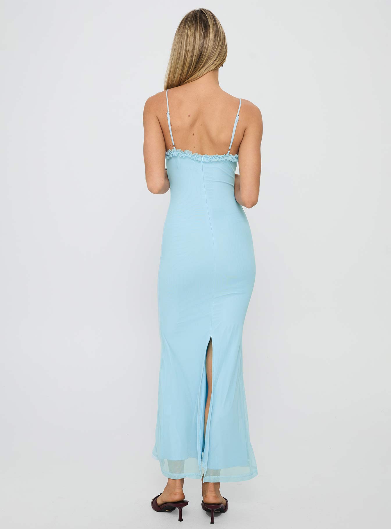 Capisce Maxi Dress Light Blue - Image 5