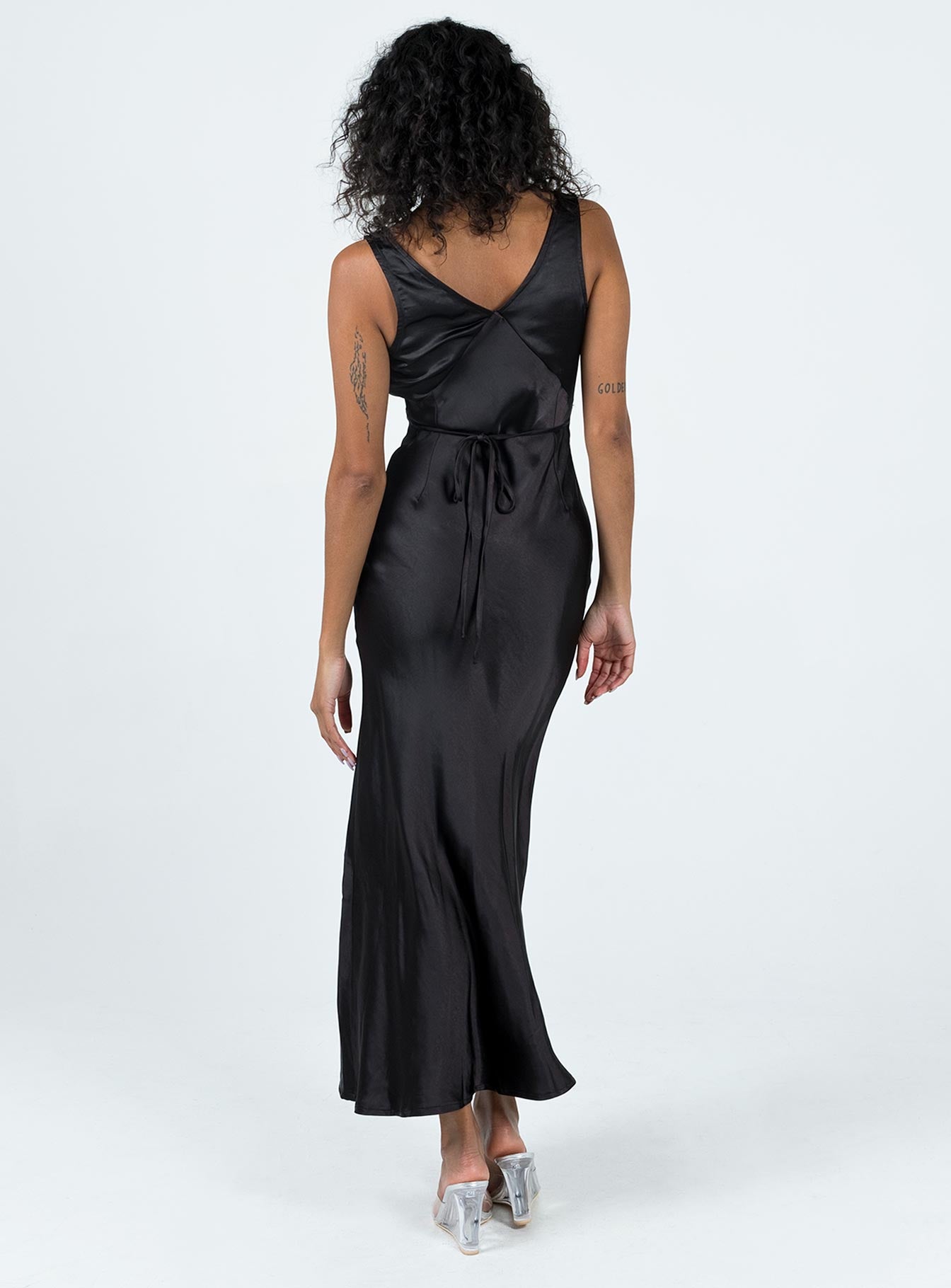 Nellie Maxi Dress Black - Image 4