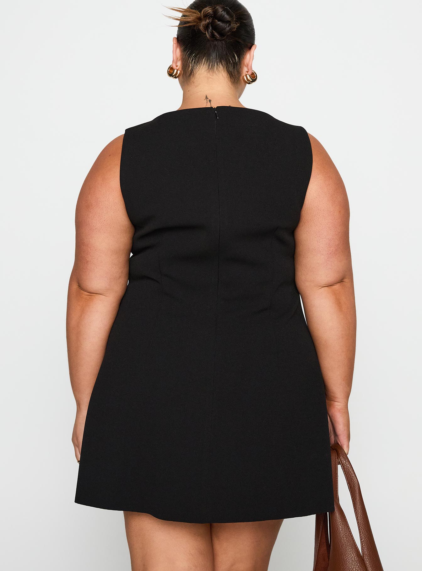 Anse Mini Dress Black Curve - Image 5