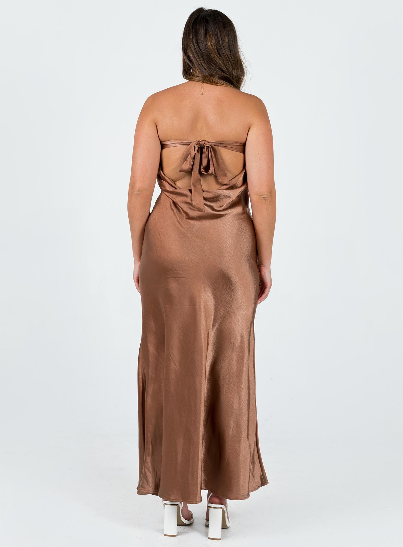 Haley Maxi Dress Brown - Image 6