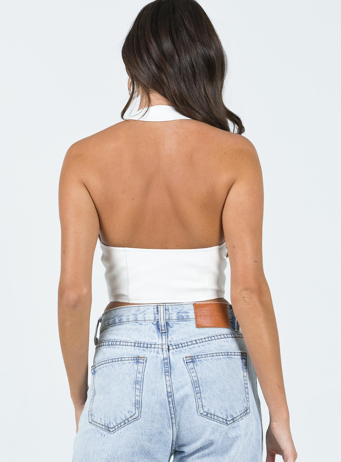 Palladia Pu Jordy Corset White - Image 5