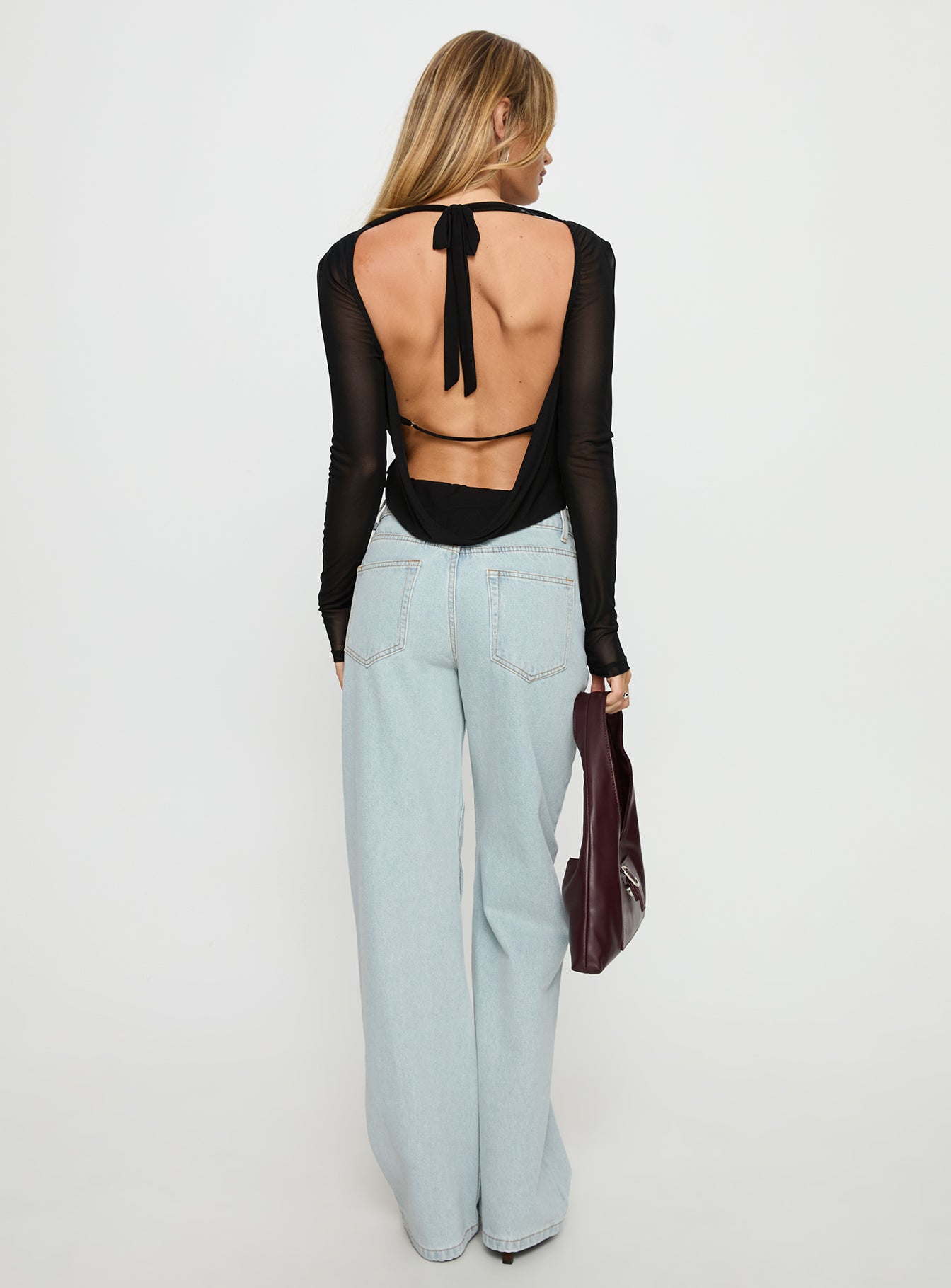 Penny Mid Rise Straight Leg Jeans Light Denim - Image 5