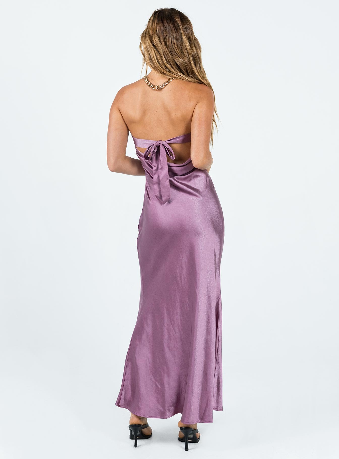 Haley Maxi Dress Mauve - Image 4