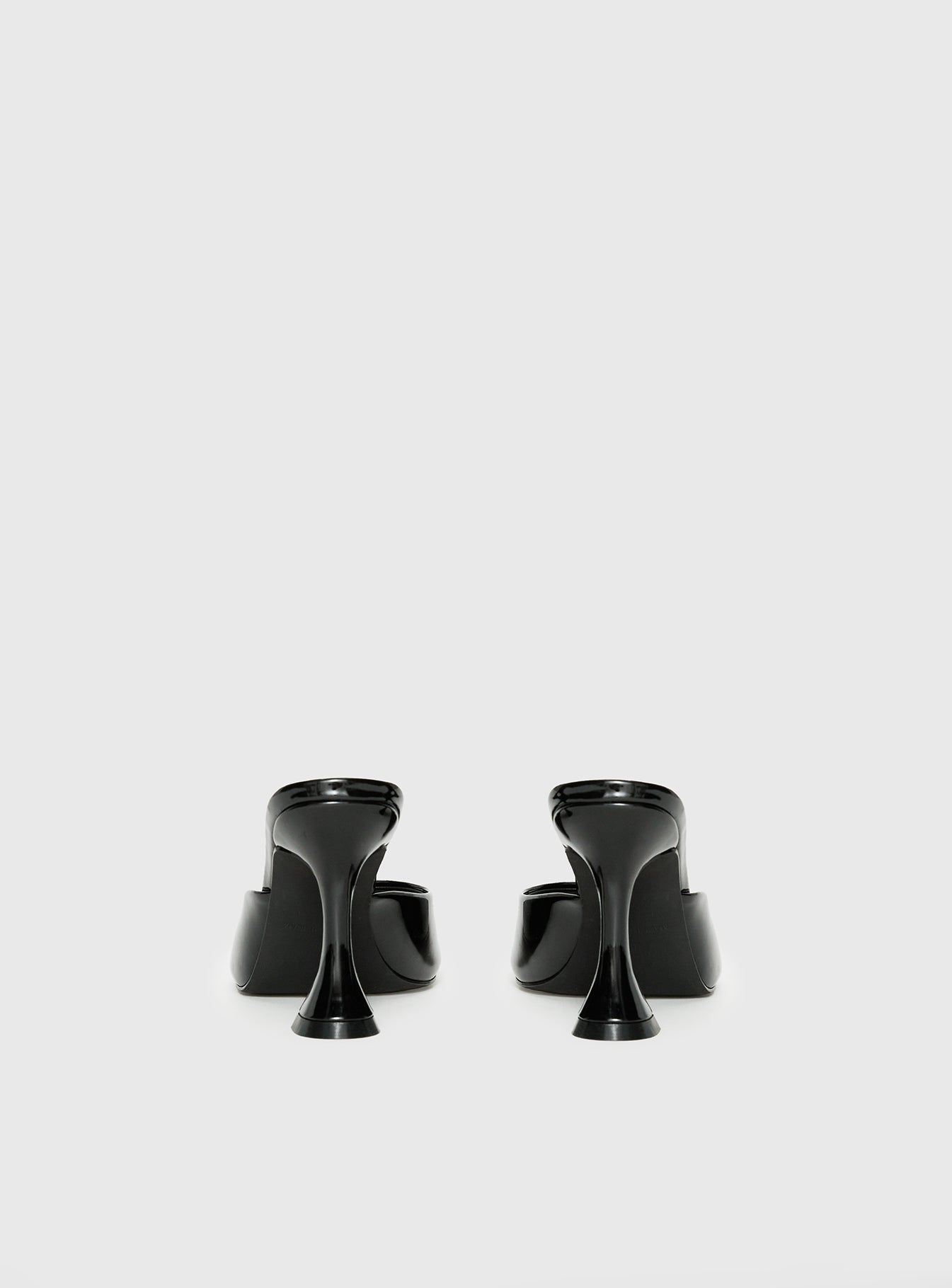 Let Love In Peep Toe Heels Black - Image 4