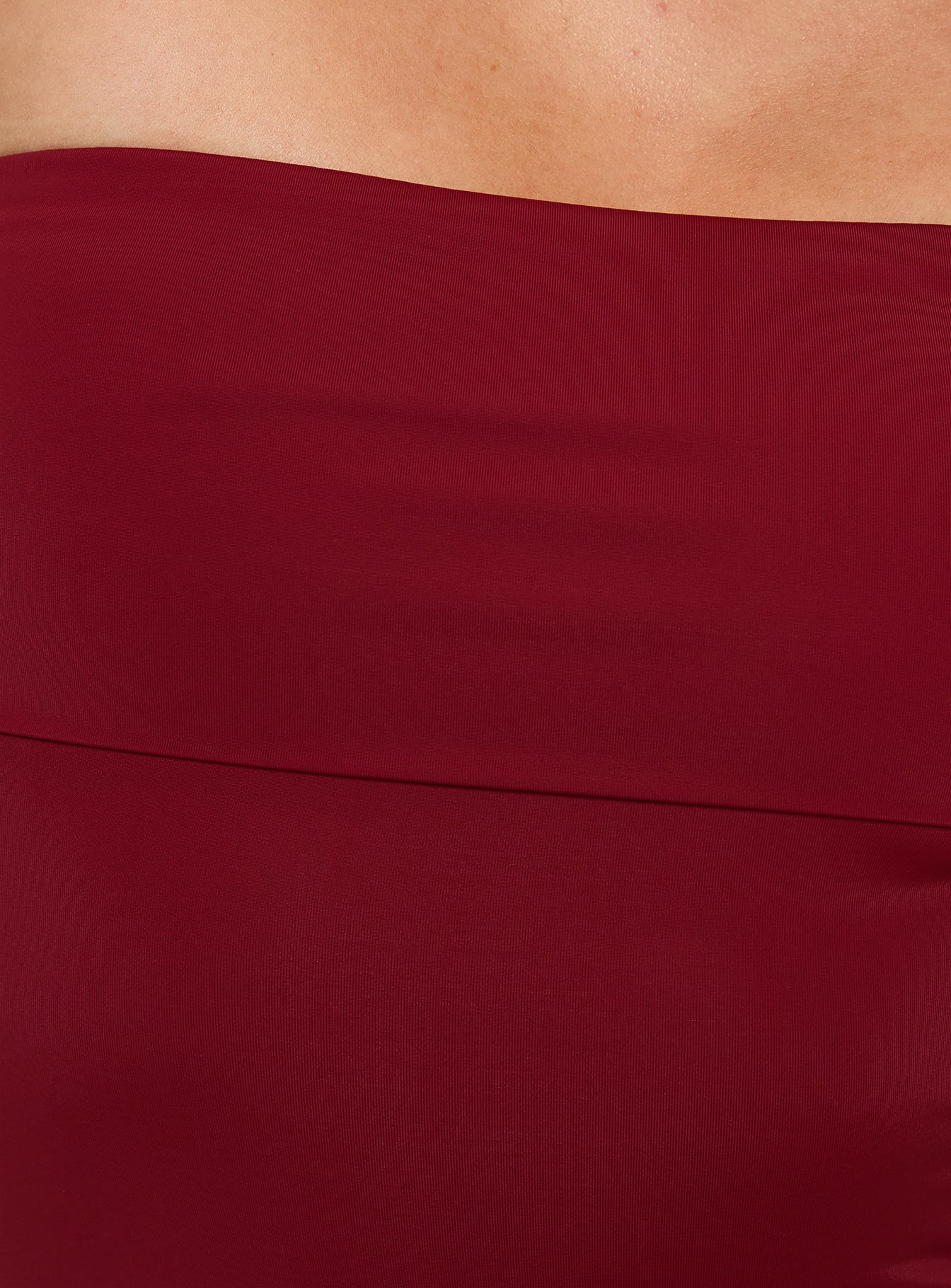 Niner Strapless Bodysuit Burgundy - Image 6