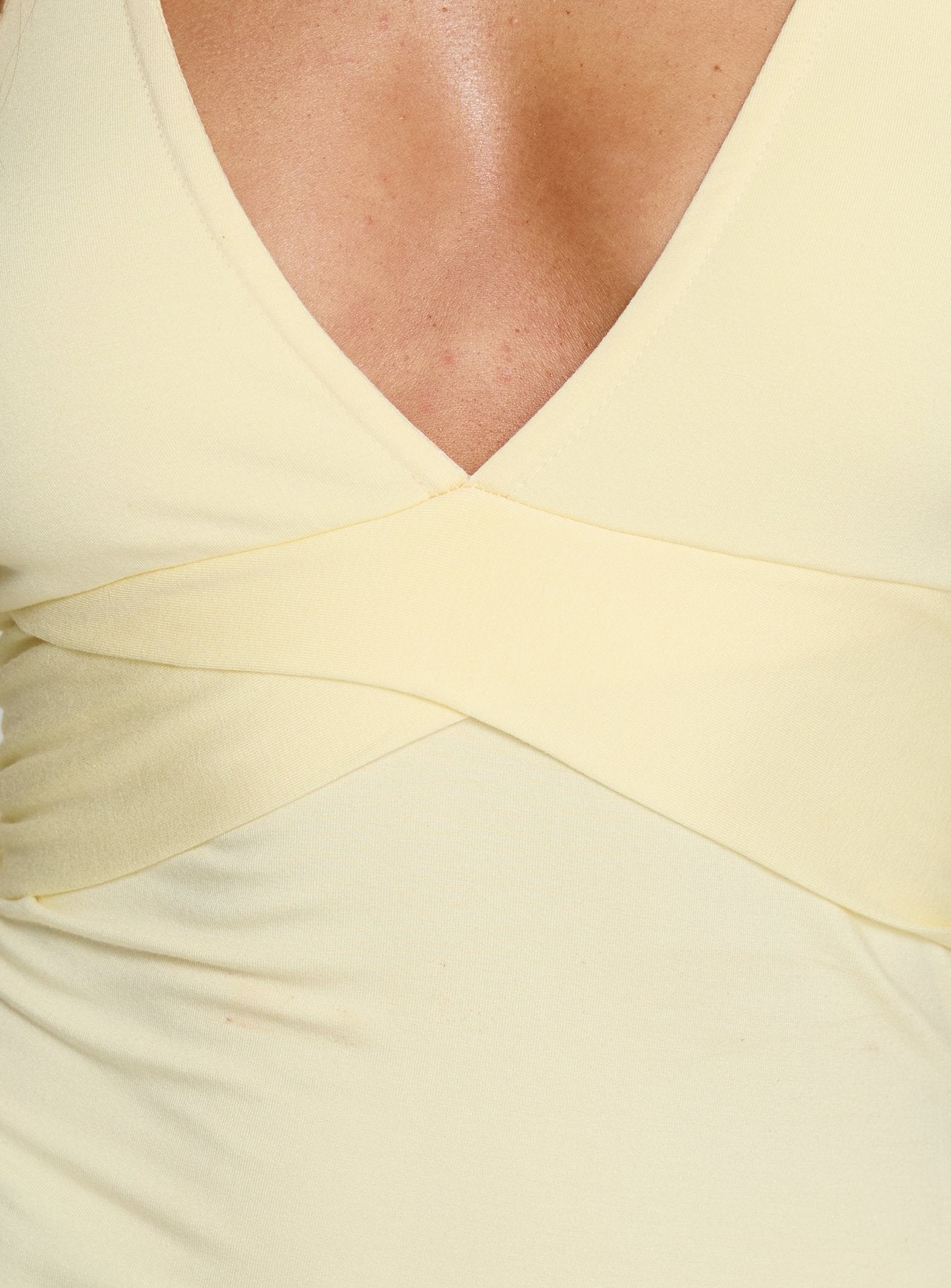 Madelon Long Sleeve Wrap Top Butter - Image 6