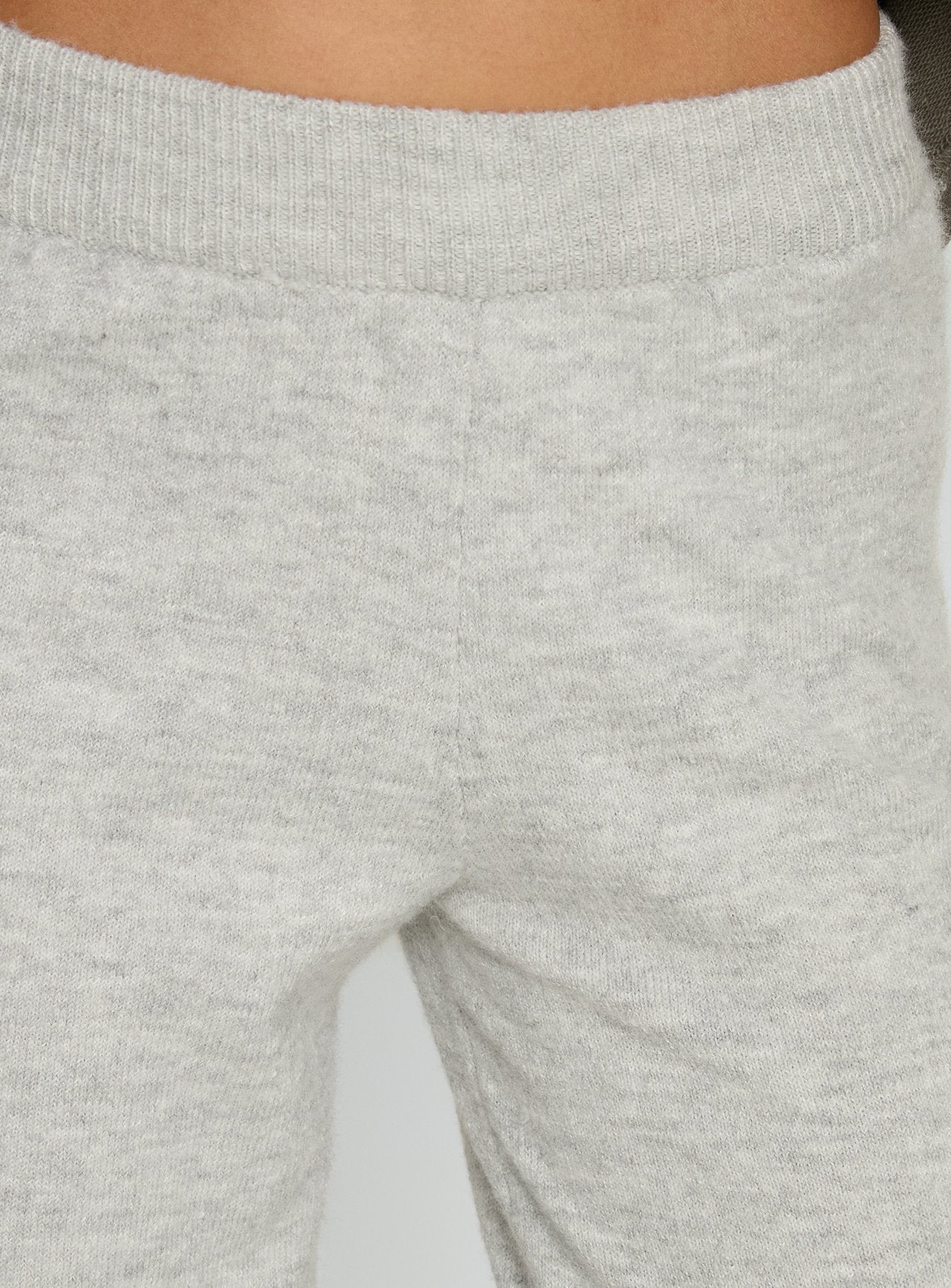Bekki Wide Leg Knit Pant Grey Marle - Image 6