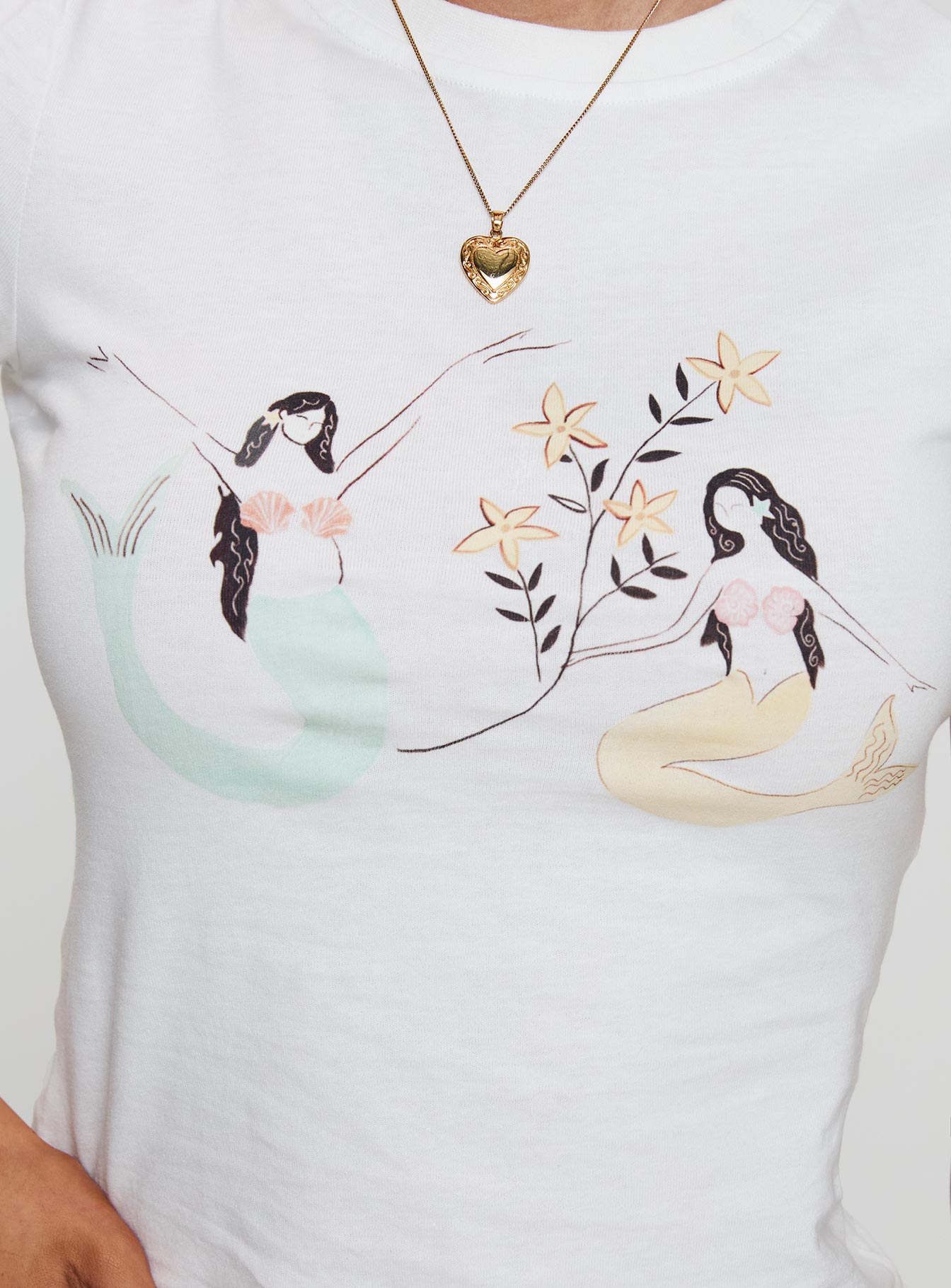 Mermaid Soul Tee White - Image 6