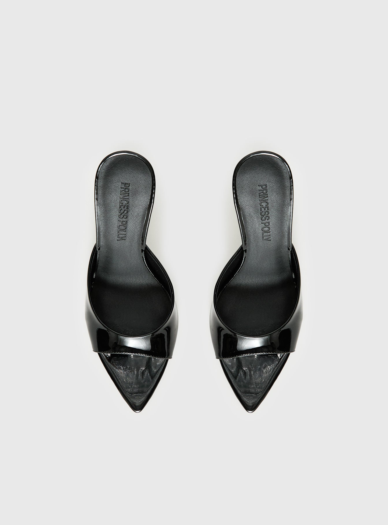 Let Love In Peep Toe Heels Black - Image 5