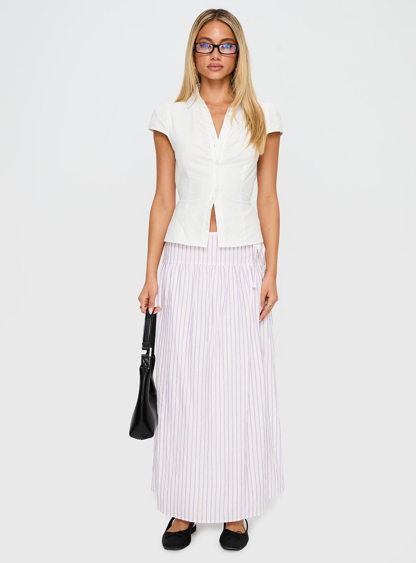 Antheia Maxi Skirt White Multi - Image 7