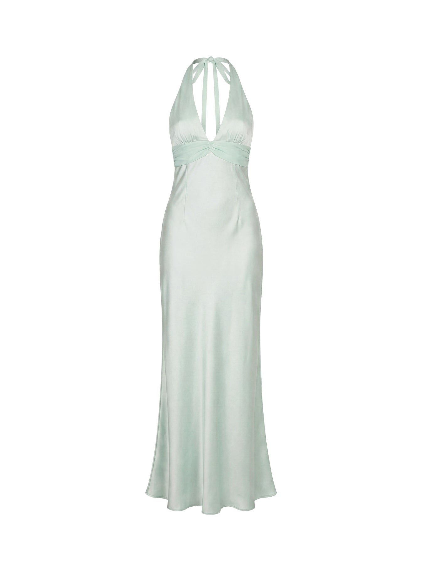 Odyssa Halter Maxi Dress Mint Green - Image 11