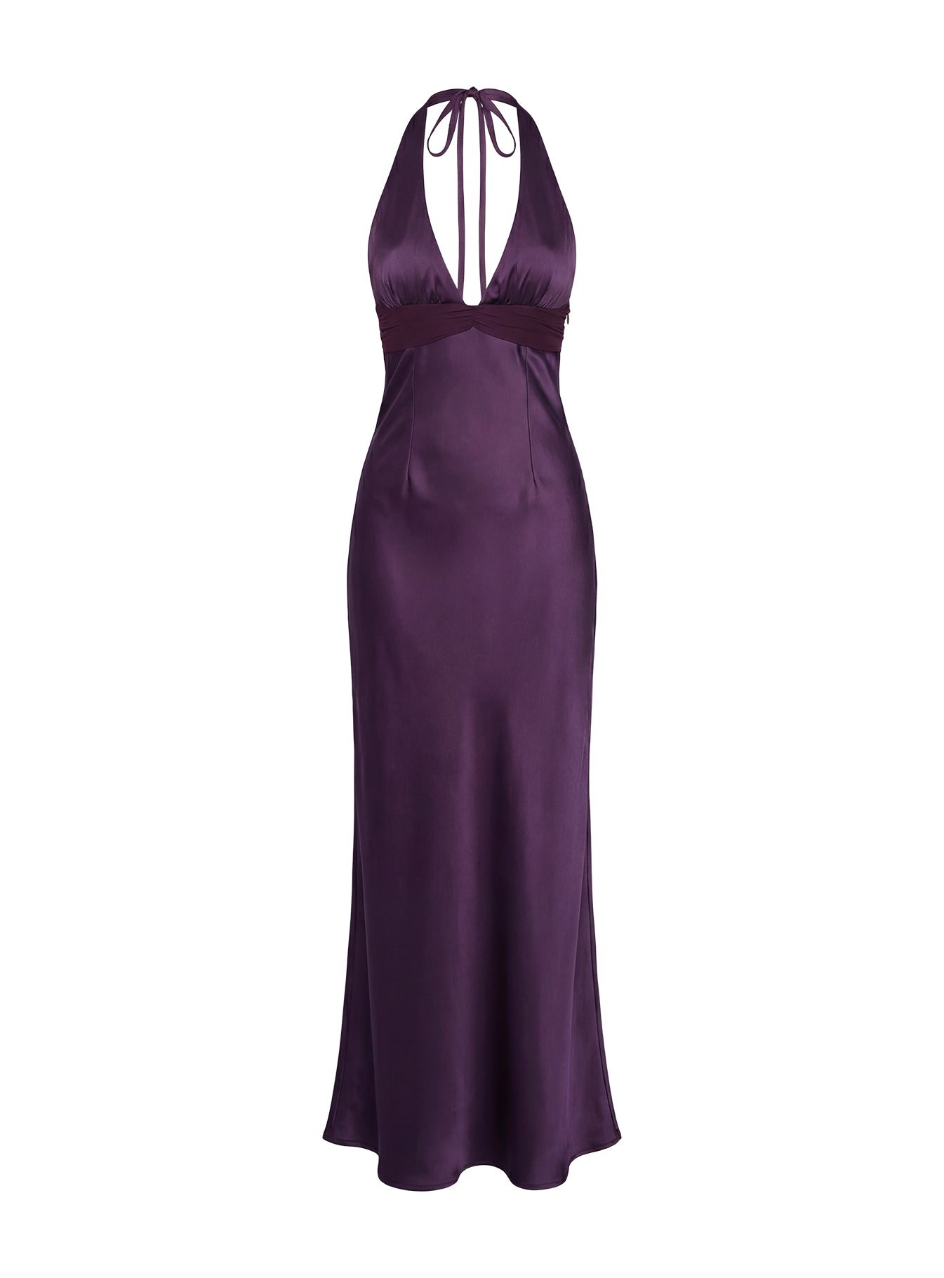 Odyssa Halter Maxi Dress Purple - Image 7