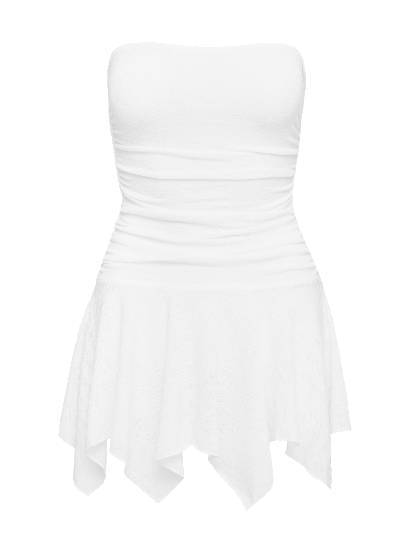 Minxie Strapless Playsuit White - Image 6