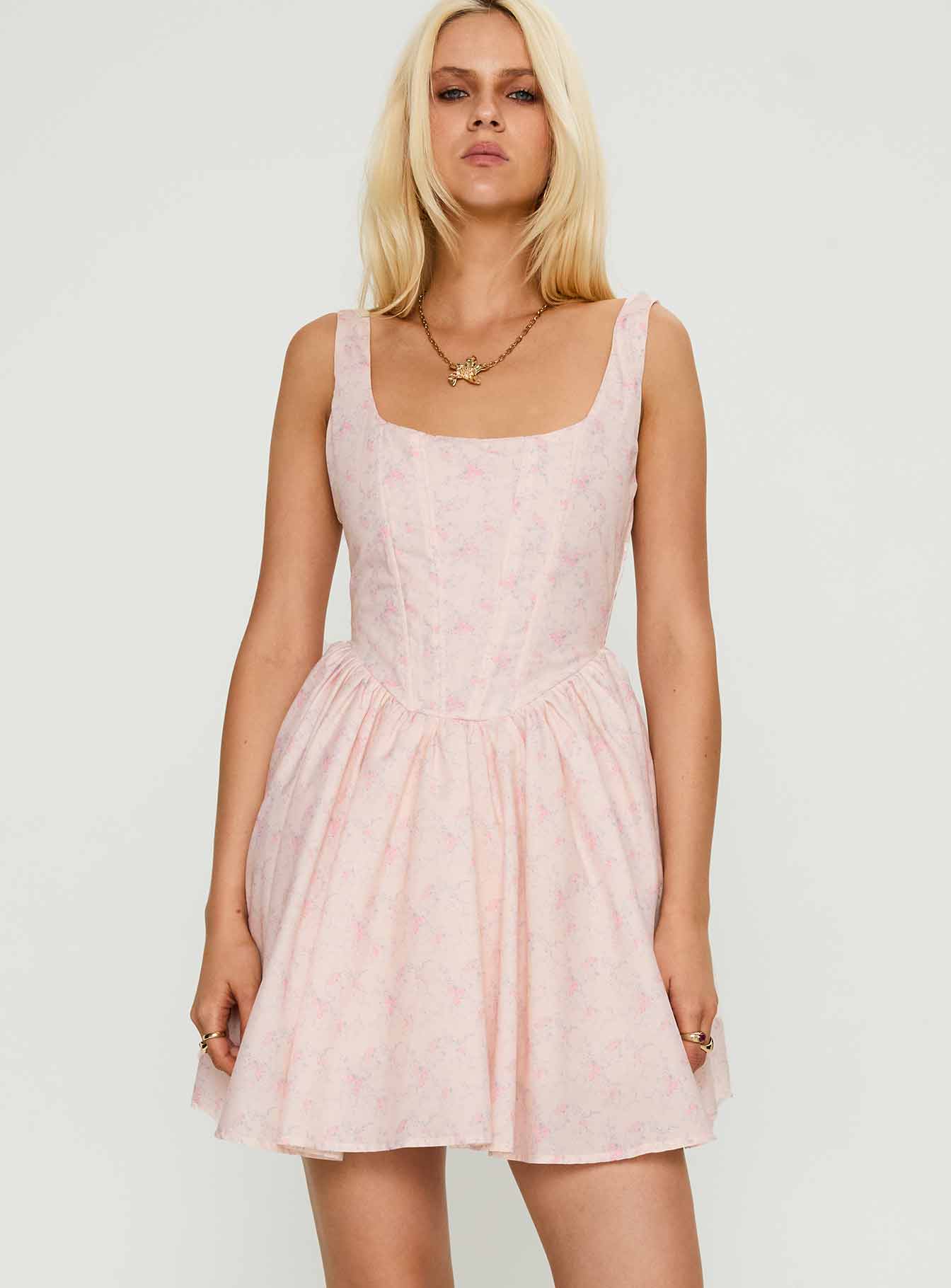 Alternative view of Bridgitte Corset Mini Dress Floral