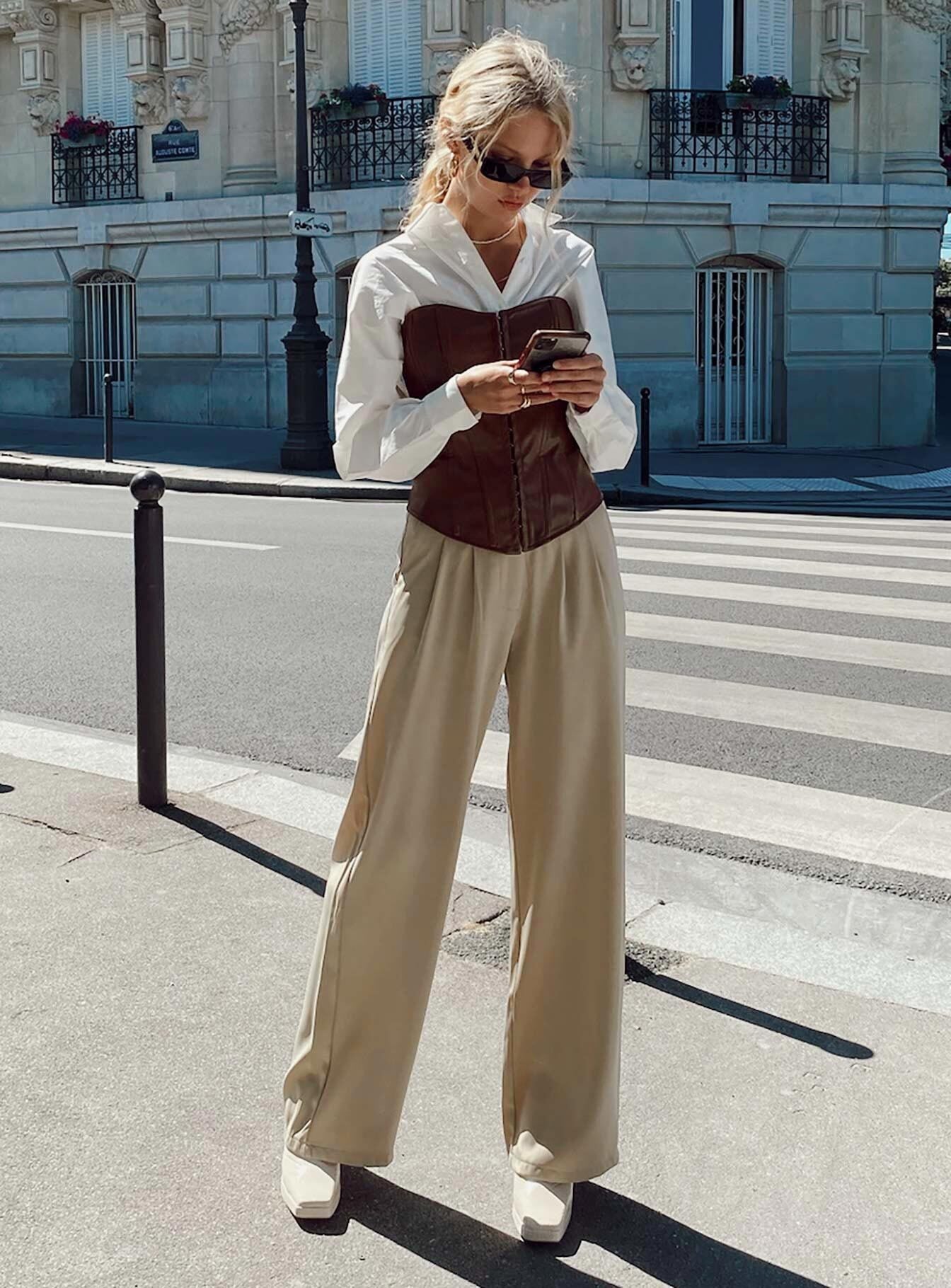 Archer Pants Taupe - Image 11