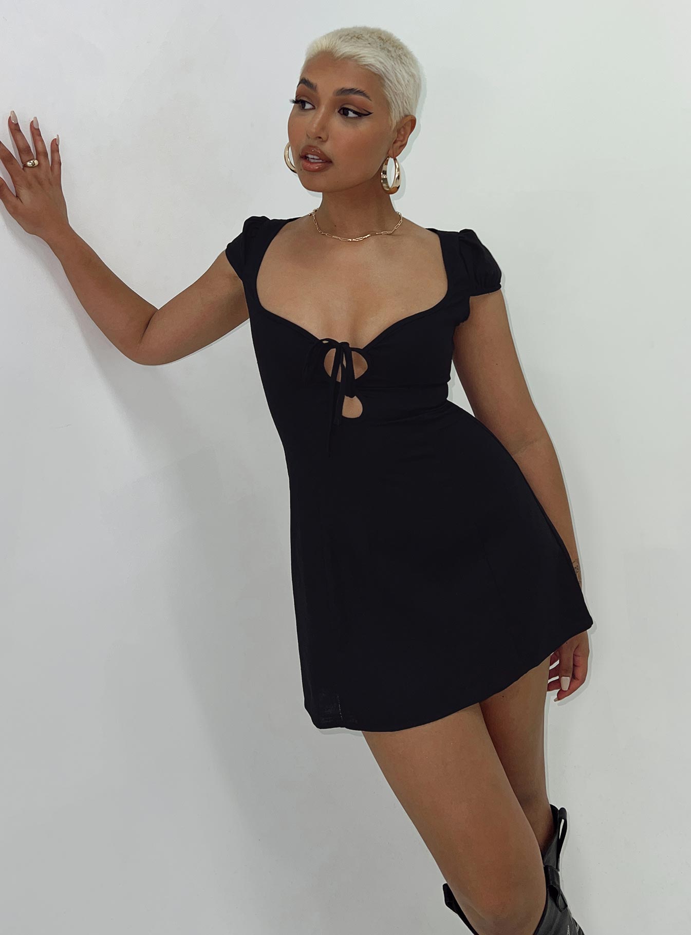 Alternative view of Alora Mini Dress Black