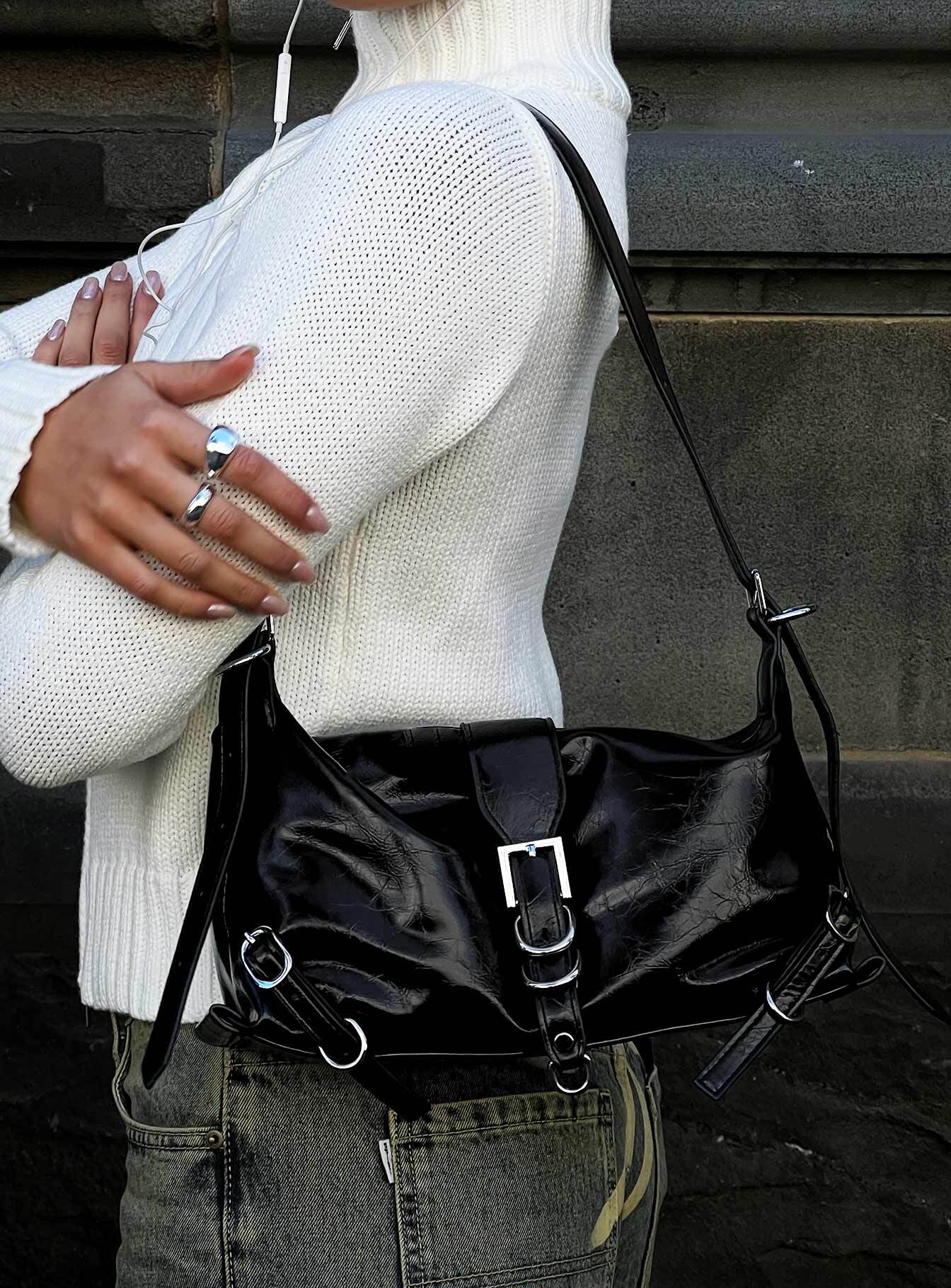 Anatolius Shoulder Bag Black - Image 5