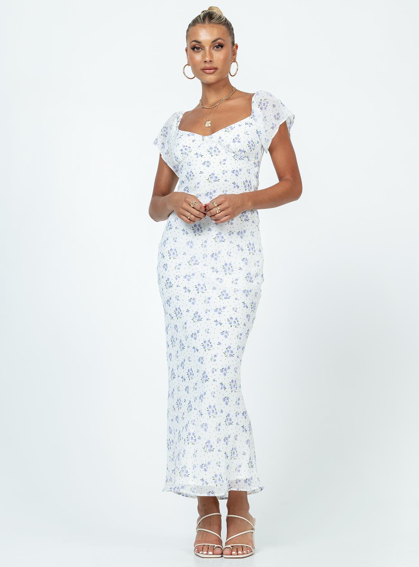 Alternative view of Hera Maxi Dress White Floral