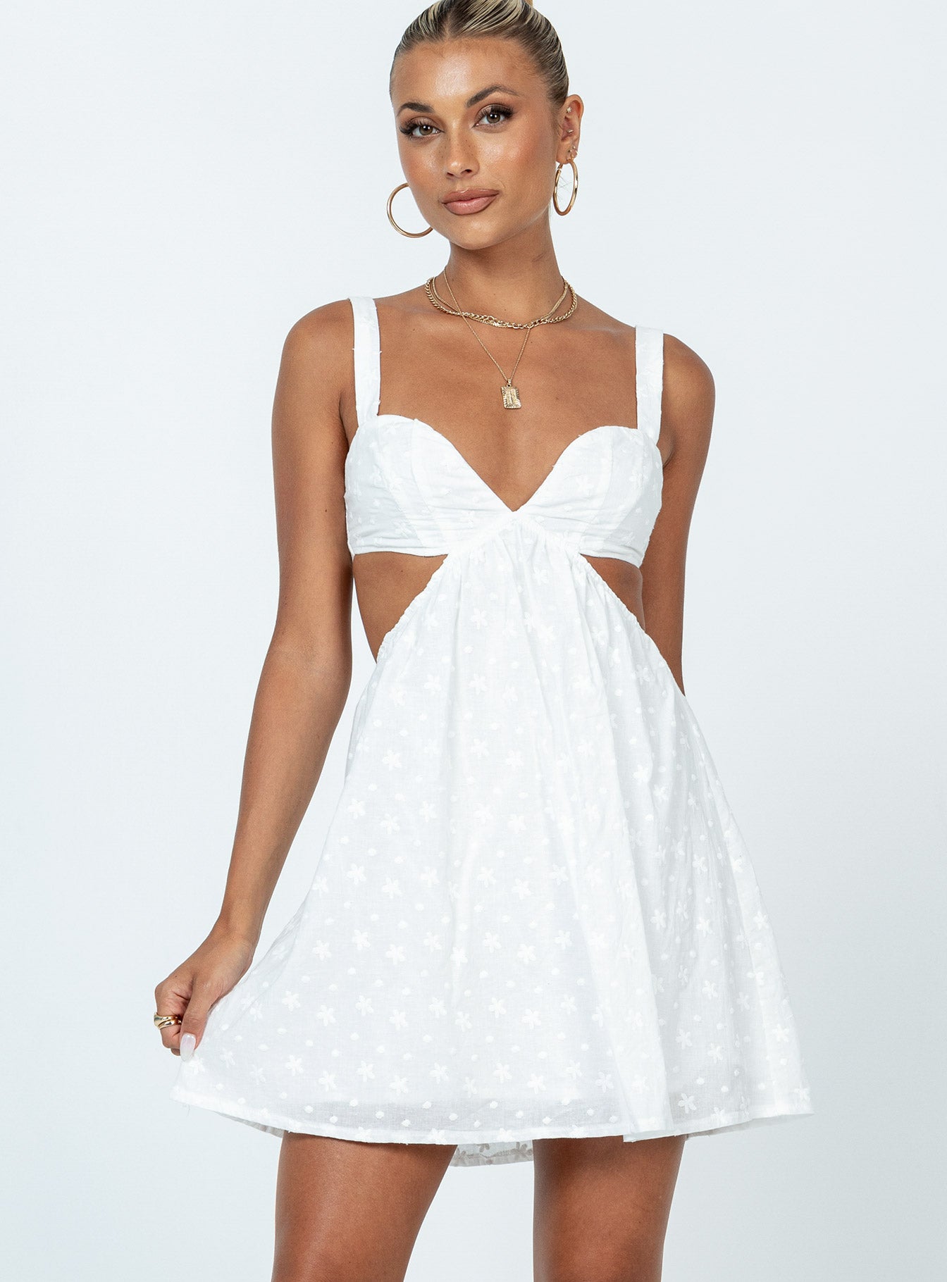 Alternative view of Khalia Mini Dress White