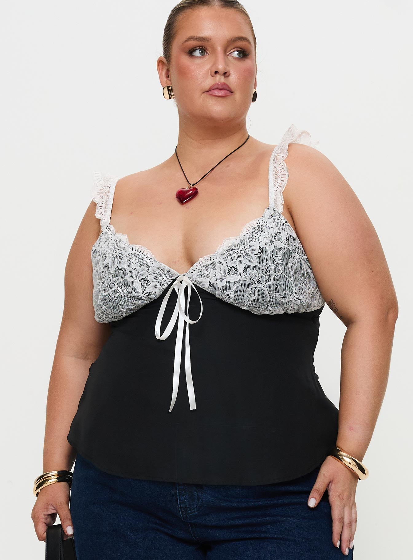 Alternative view of Delvonte Top Black Curve