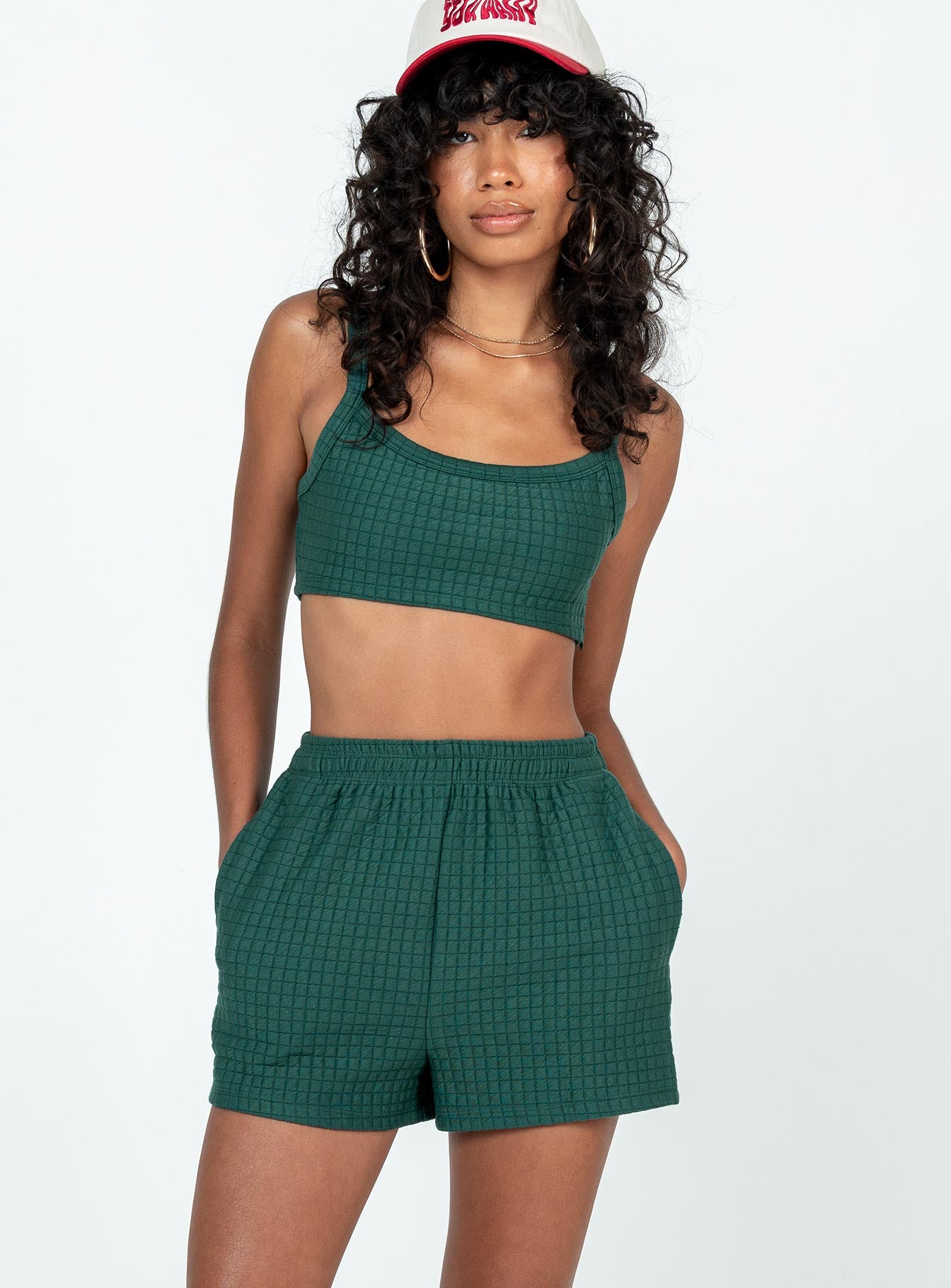 Alternative view of Arabella Short Set Green
