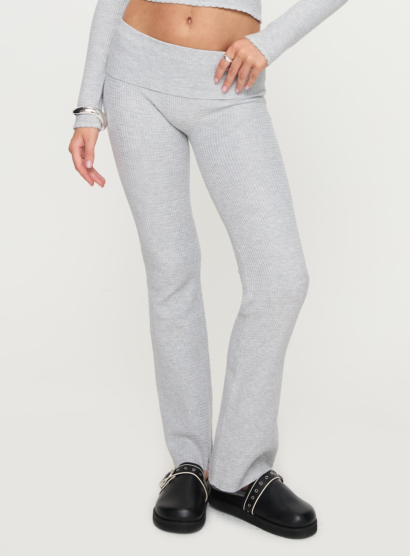 Alternative view of Closed Eyes Flared Pant Grey