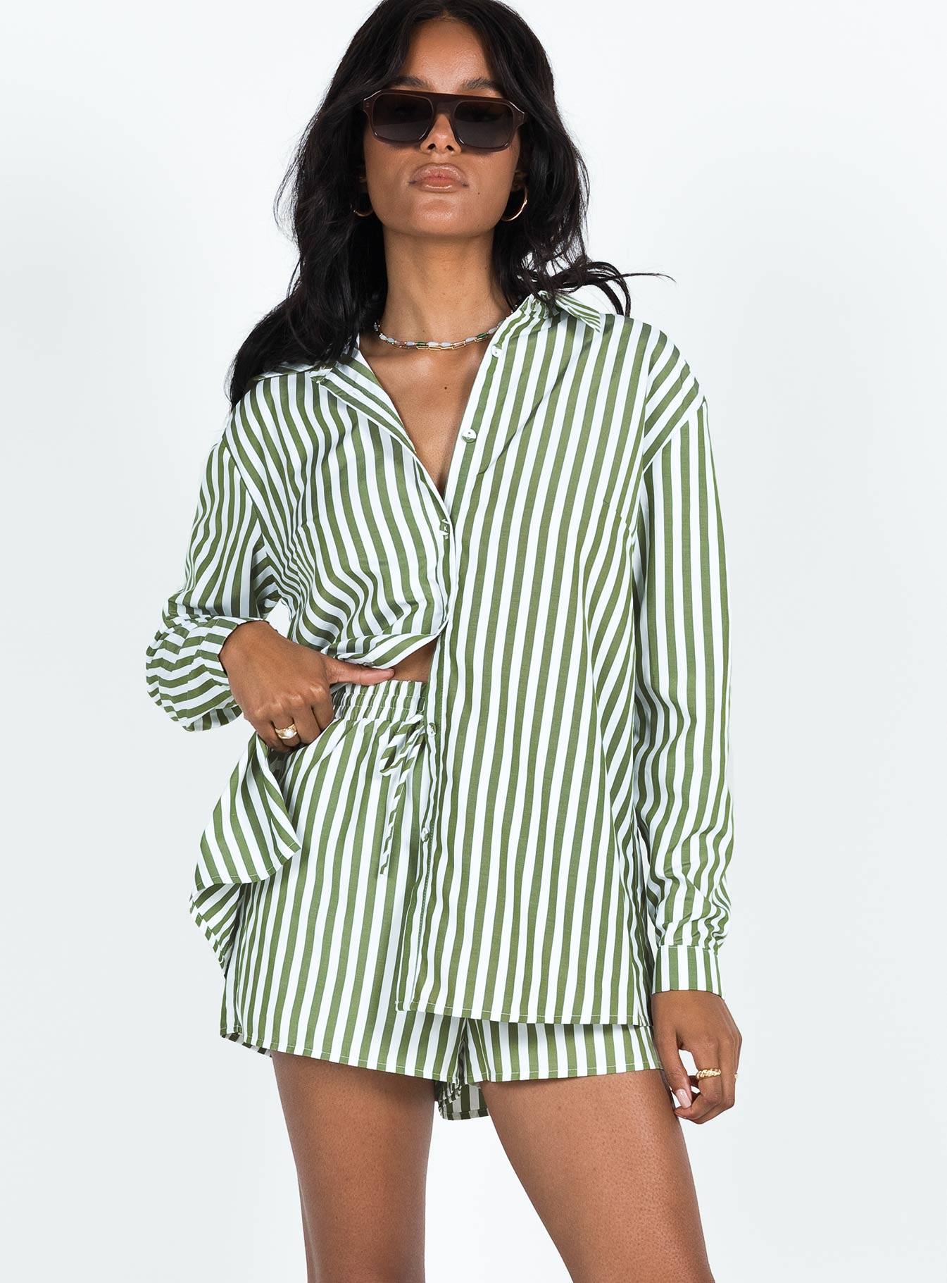 Alternative view of Chloe Set Dark Green