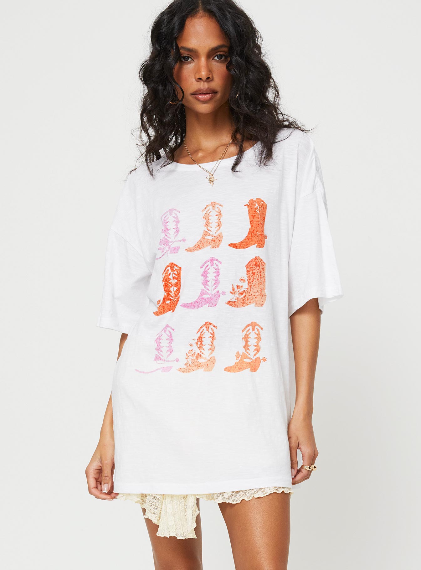 Alternative view of Chambre Oversized Graphic Tee White