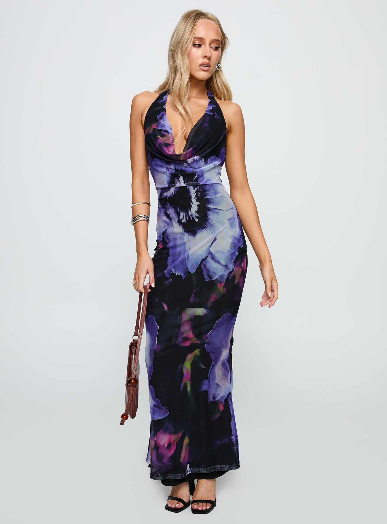 Alternative view of Bittersuite Cowl Maxi Dress Black