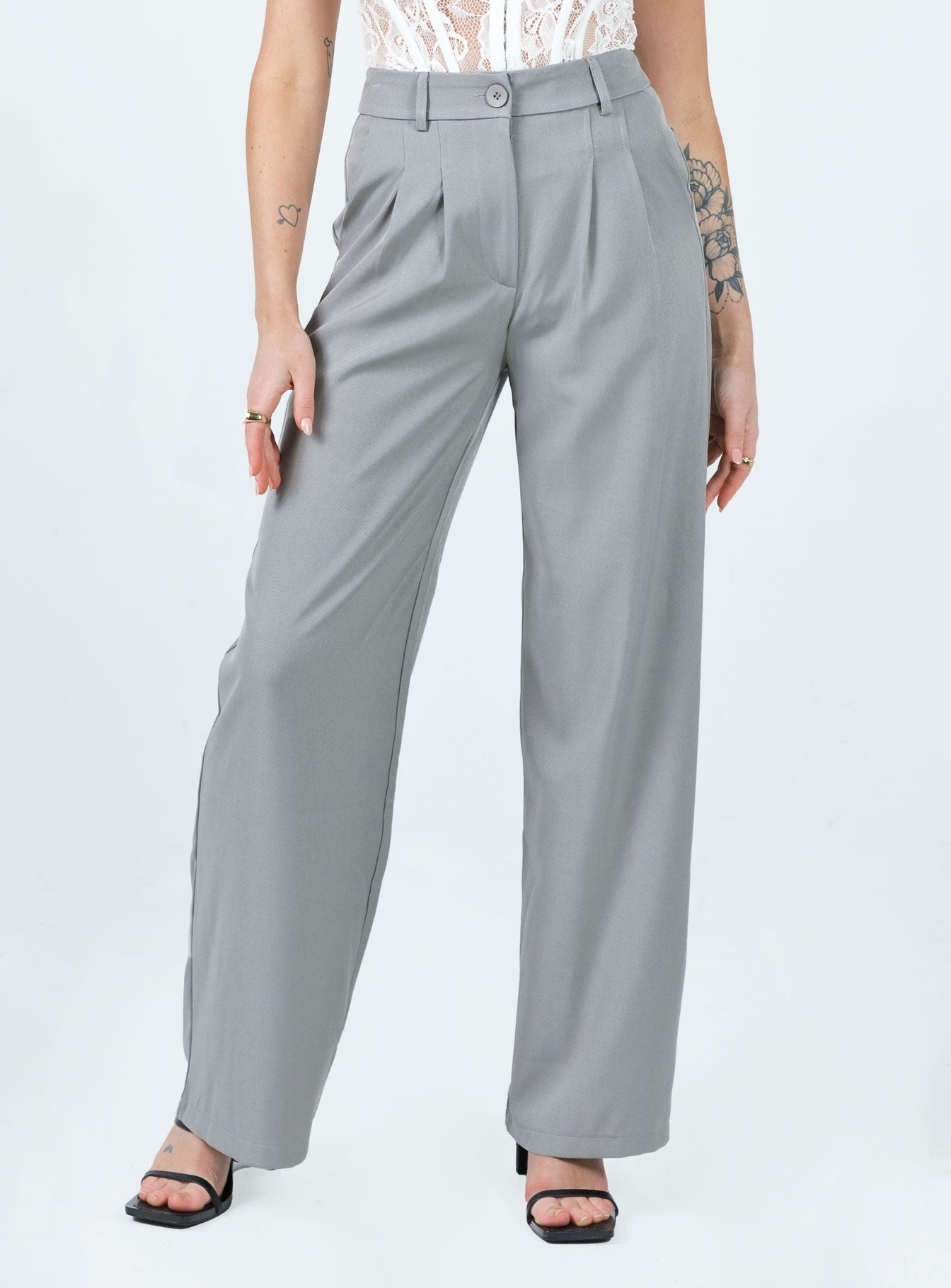 Alternative view of Archer Pants Light Grey