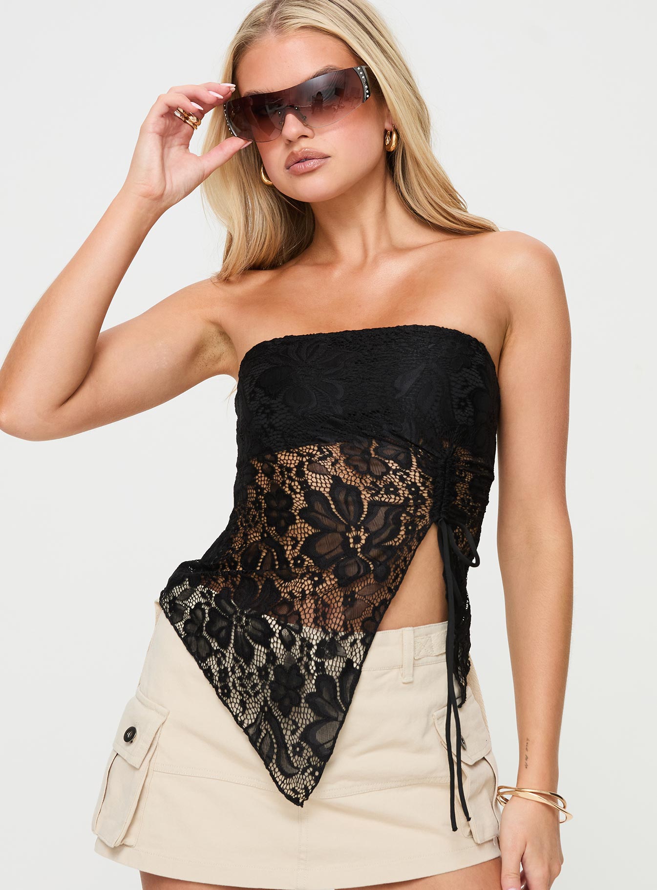 Alternative view of Alvara Strapless Top Black
