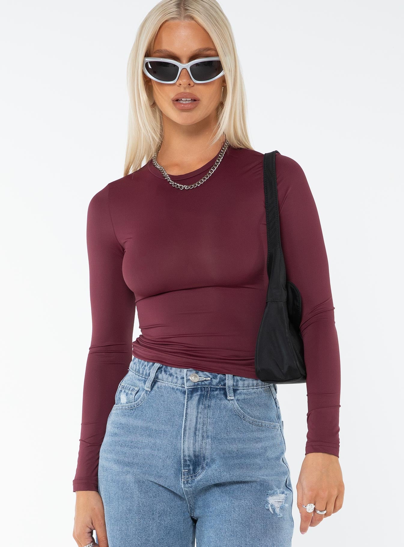 Alternative view of Arnim Long Sleeve Top Wine