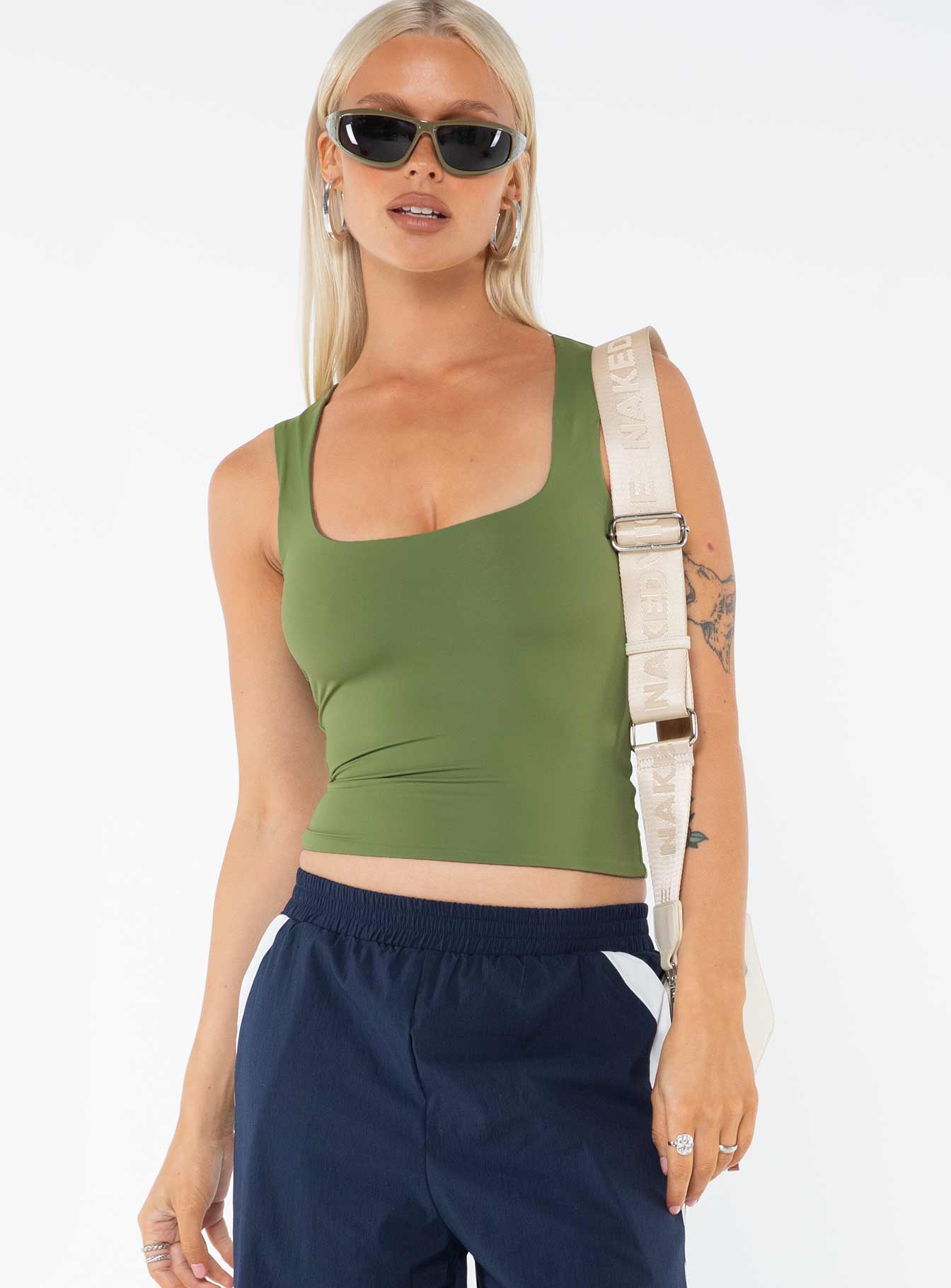 Alternative view of Back In Time Top Olive
