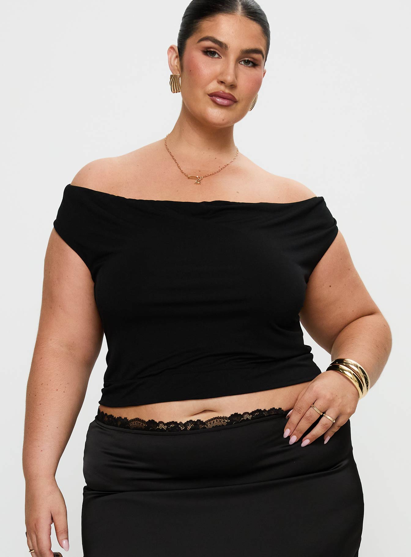 Alternative view of Irina Multi-Wear Top Black Curve