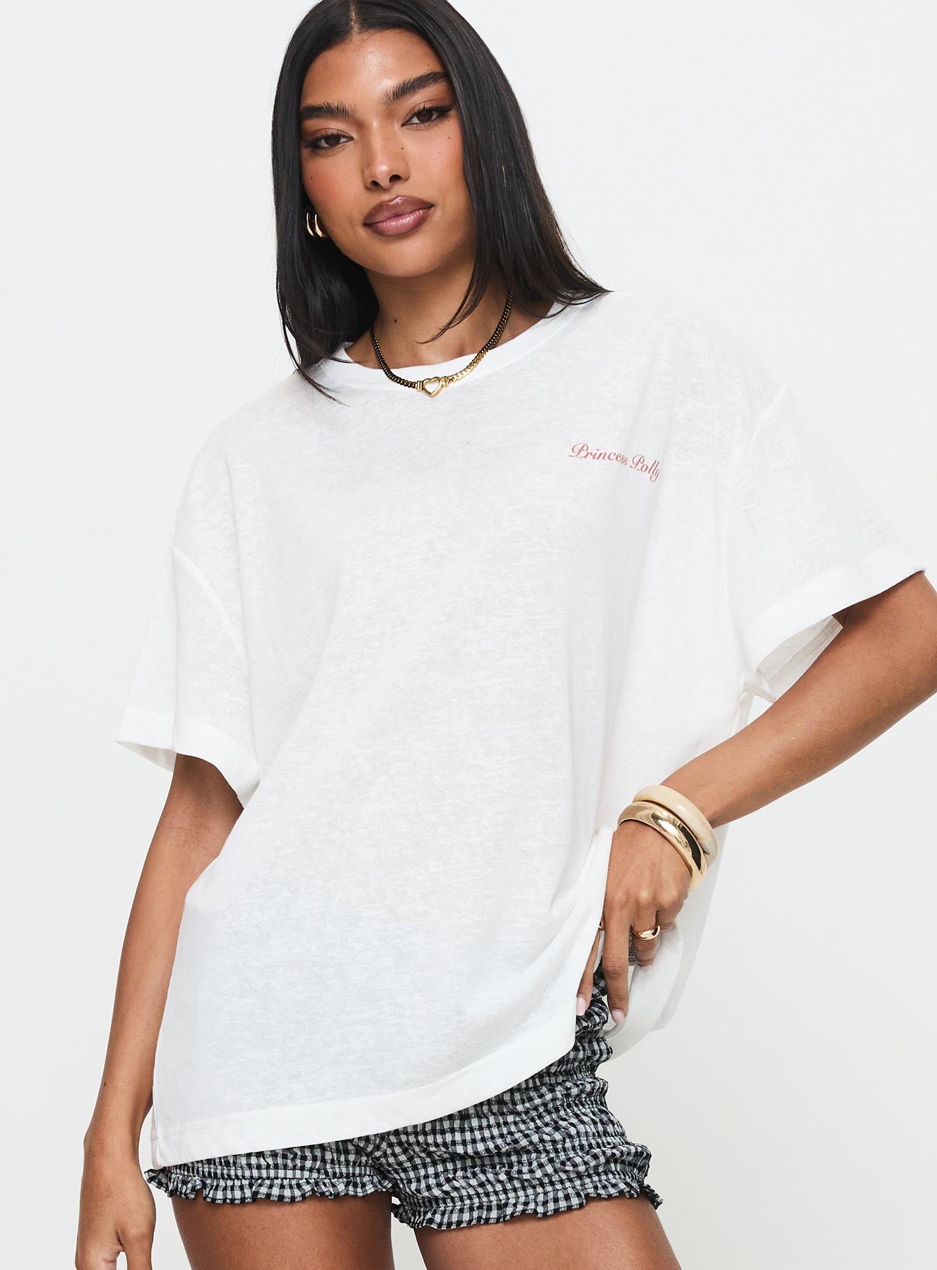 Alternative view of Bakery Caked Oversized Tee Cream