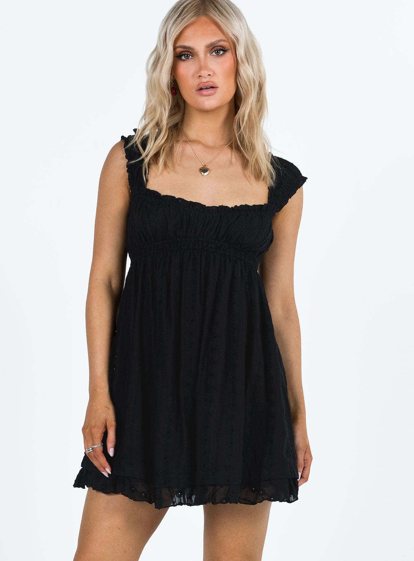 Alternative view of Carlita Mini Dress Black
