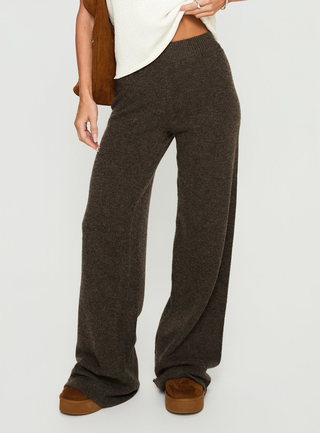 Alternative view of Karee Knit Pants Brown