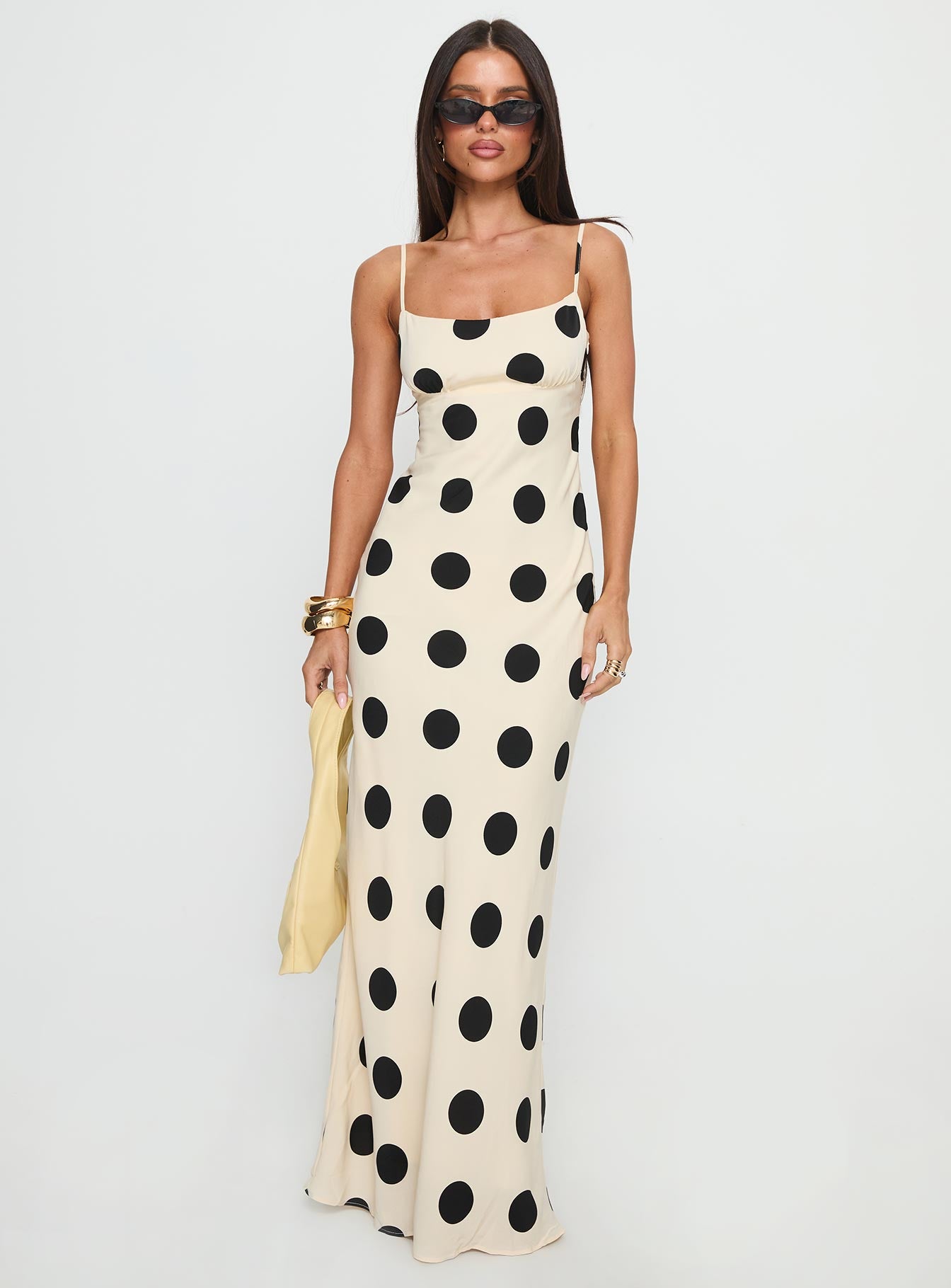 Avienna Maxi Dress Cream / Polka Dot - Image 2