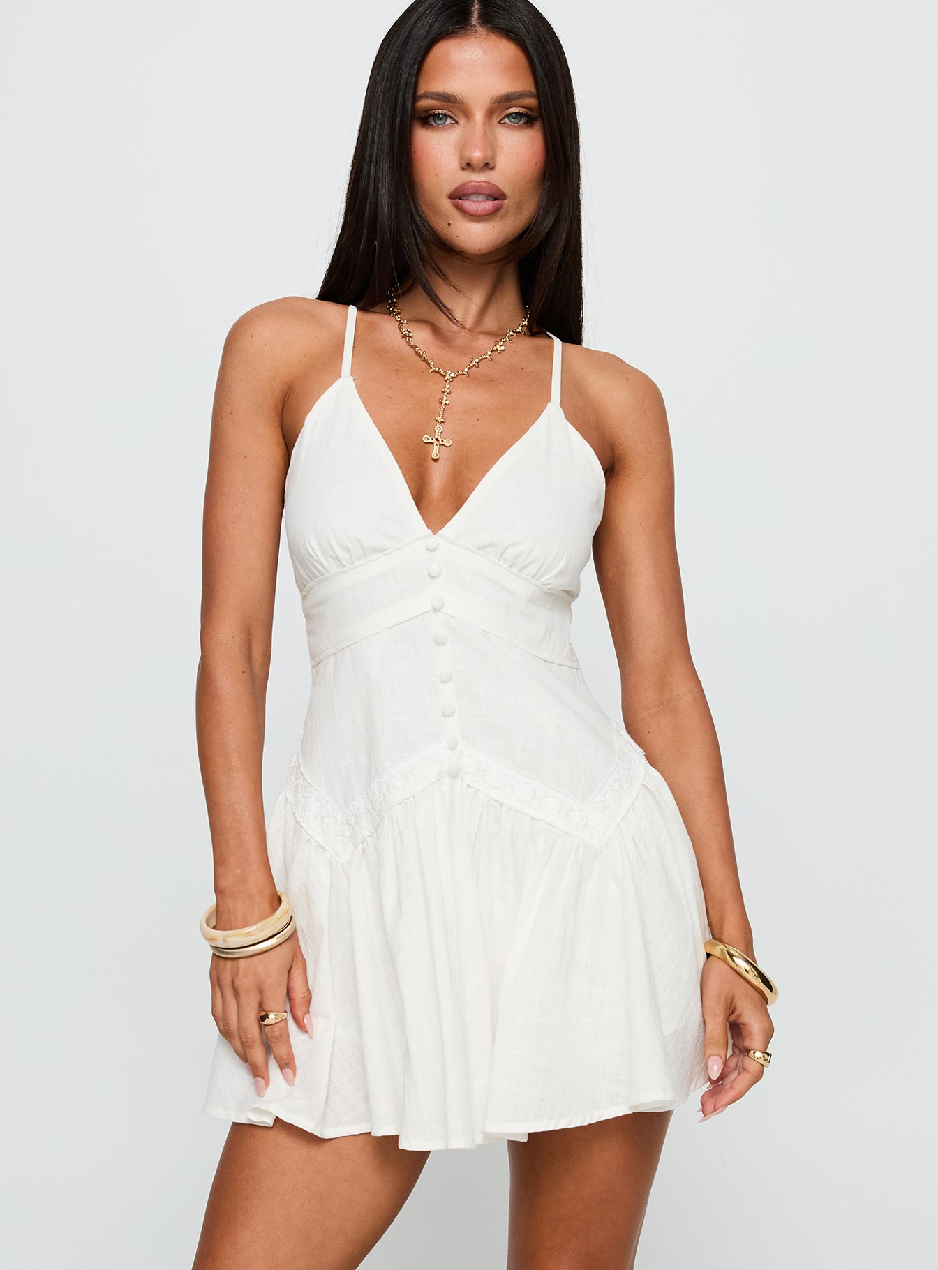 Alternative view of Aeriana Romper Cream