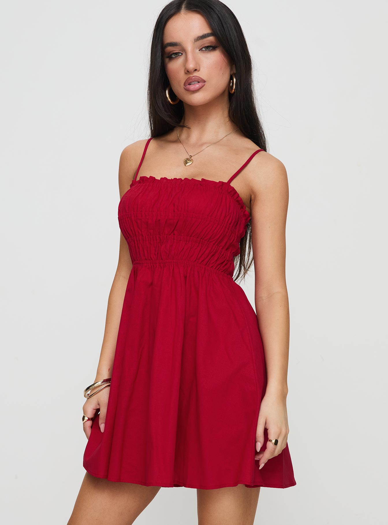 Alternative view of Ketzia Mini Dress Red