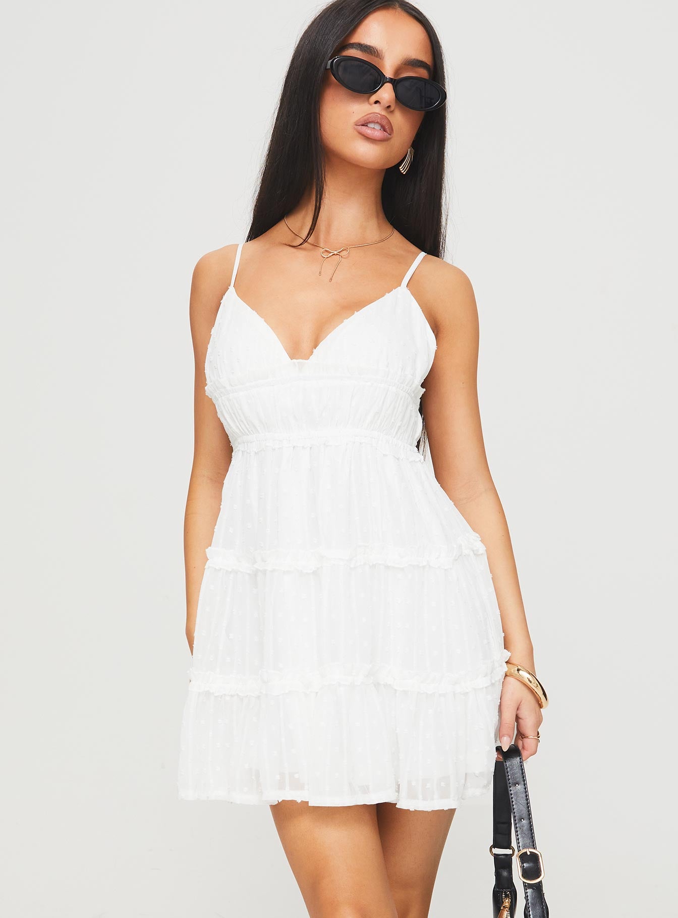 Alternative view of Berry Nice Mini Dress White