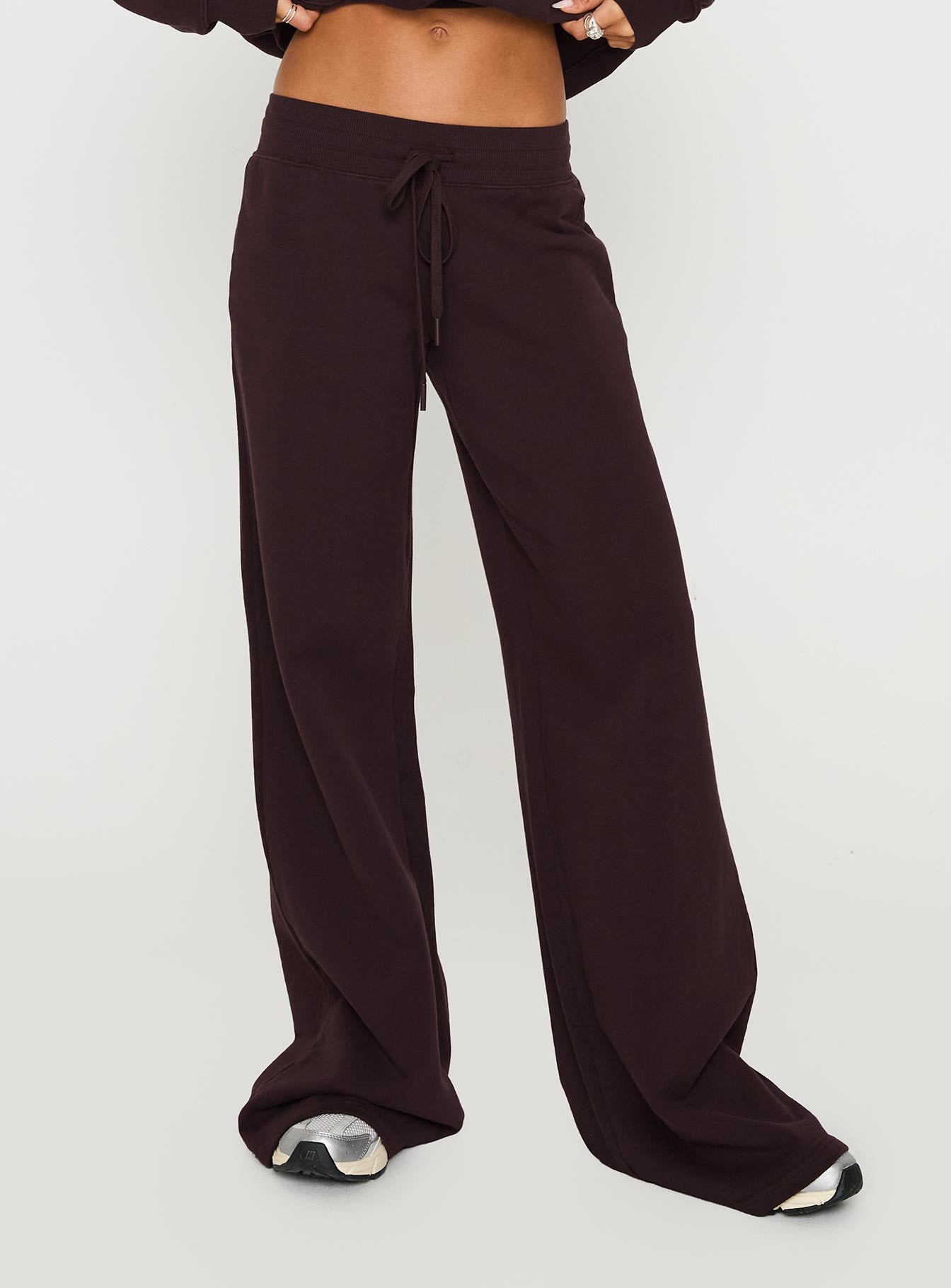 Alternative view of Dodie Wide Leg Pants Washed Brown