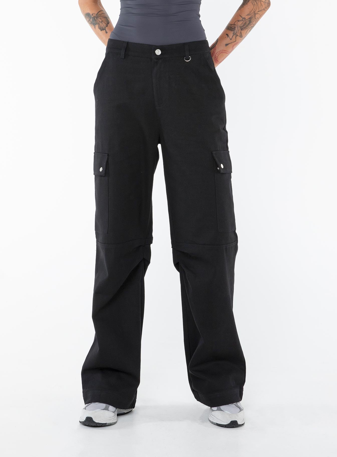 Alternative view of Fallout Mid Rise Cargo Pants Black Tall