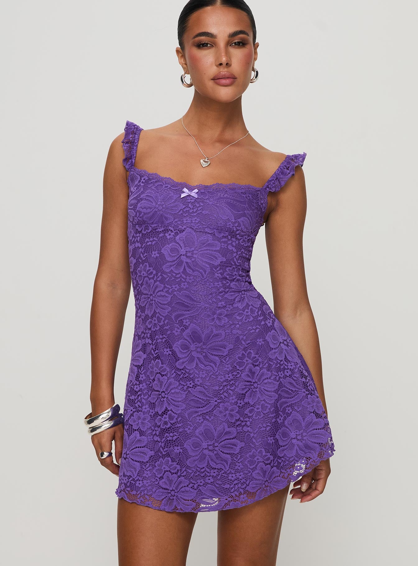 Alternative view of Beacall Mini Dress Purple