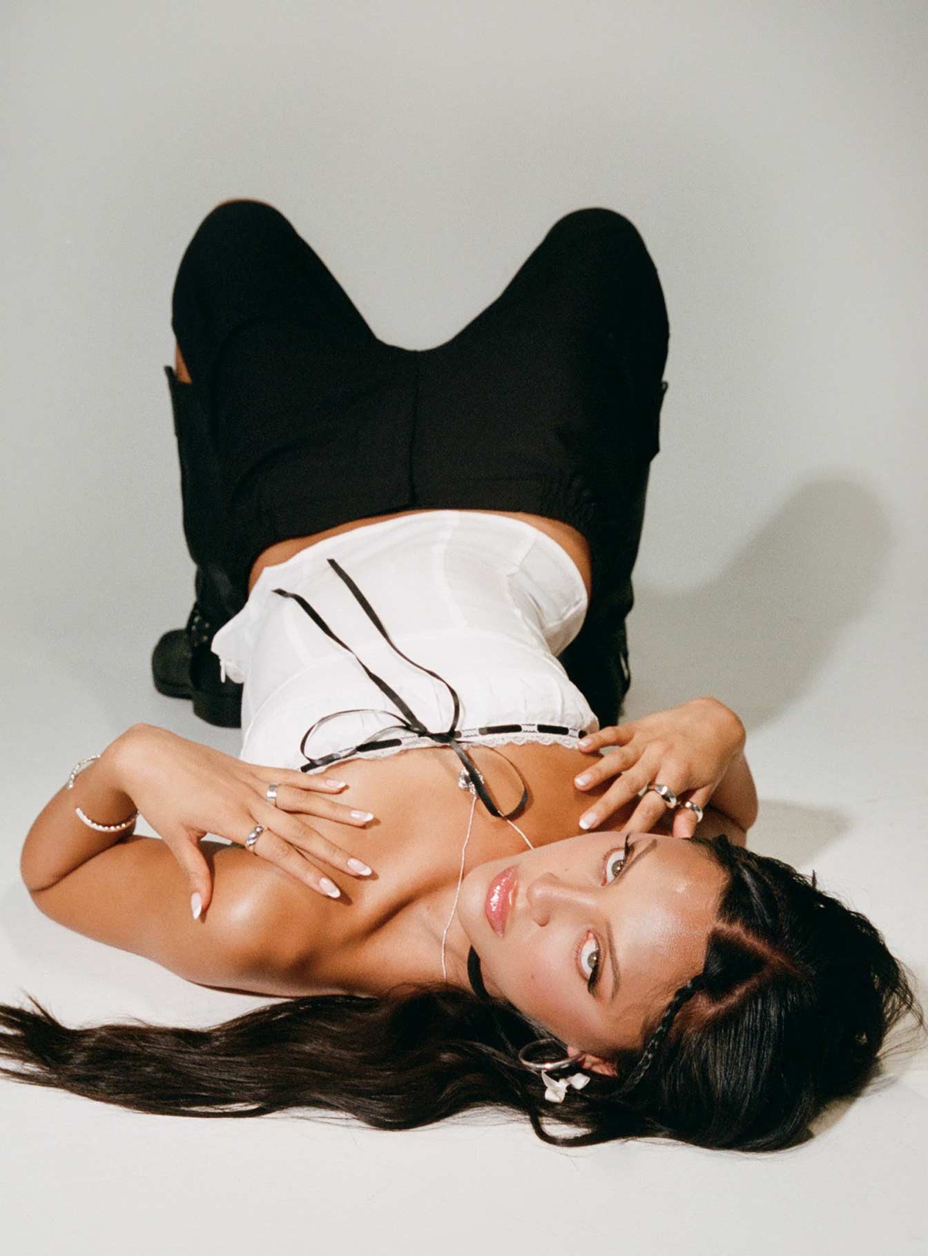 Alternative view of Elkin Strapless Top White