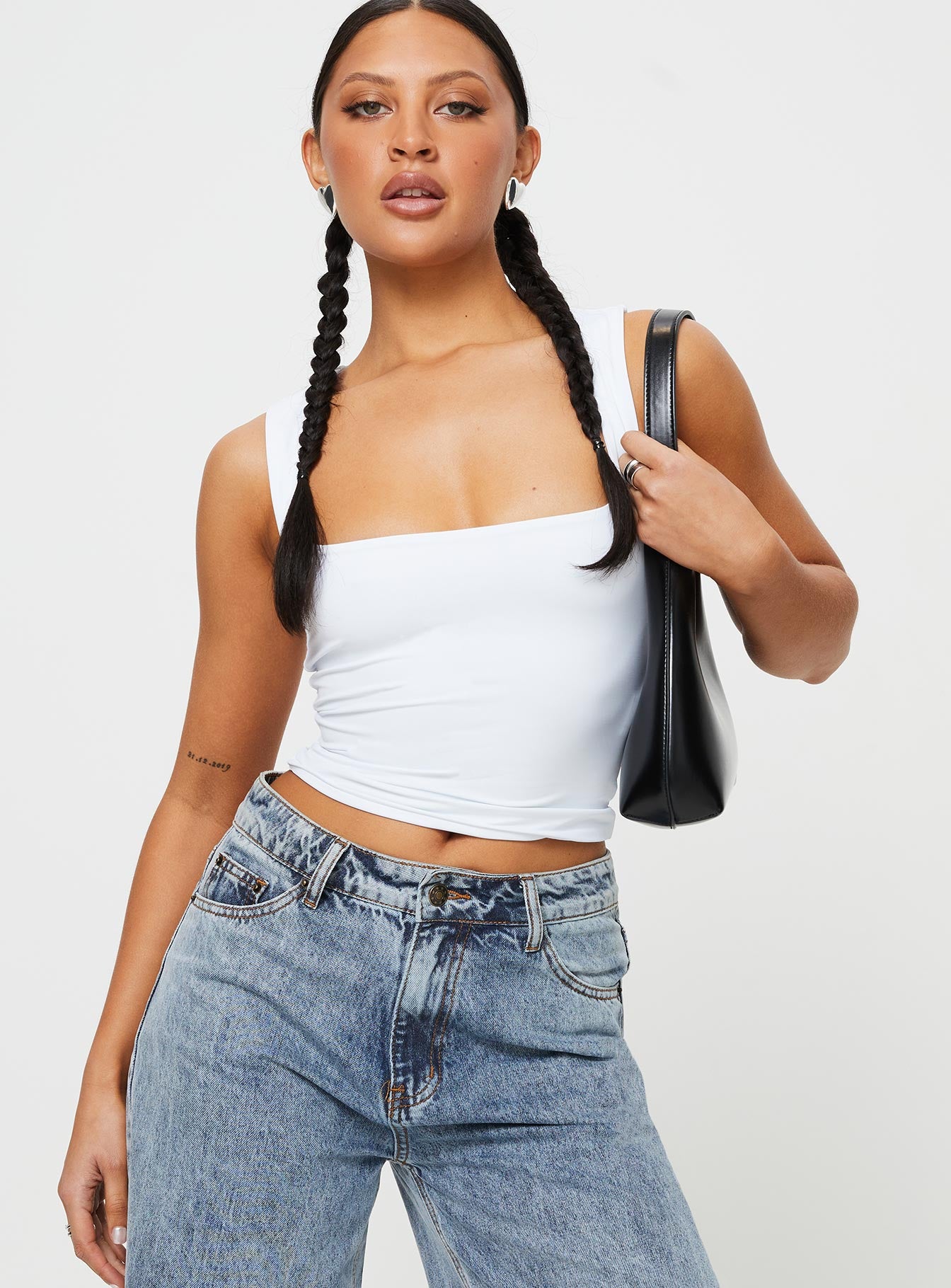 Alternative view of Back In Time Top White