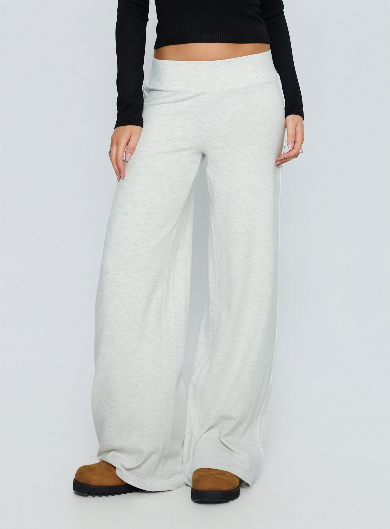 Alternative view of Ascenda Straight Leg Track Pant Grey Marle