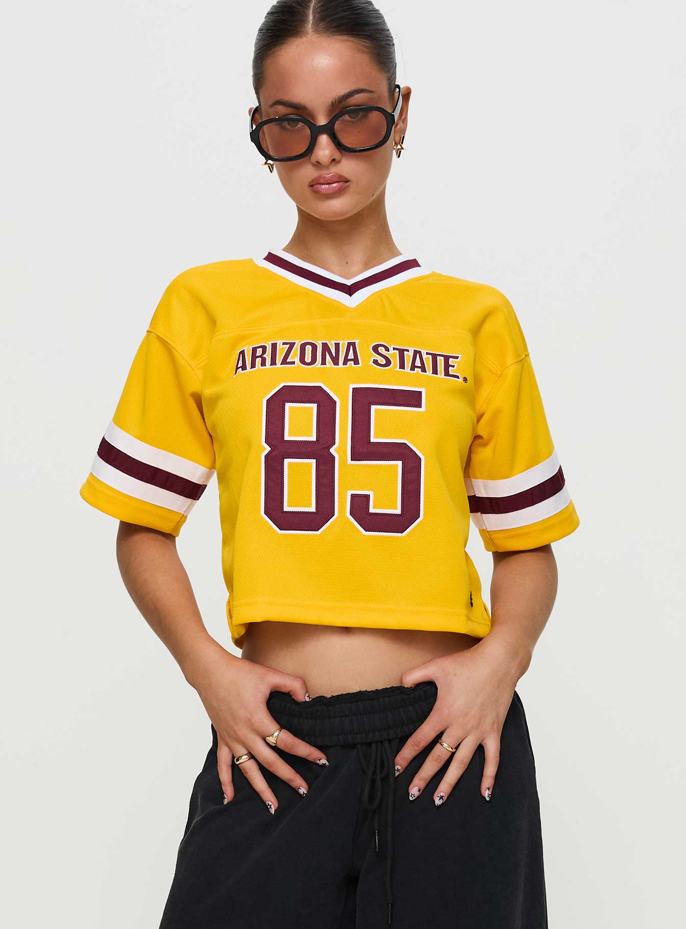 Alternative view of Asu Football Jersey Gold