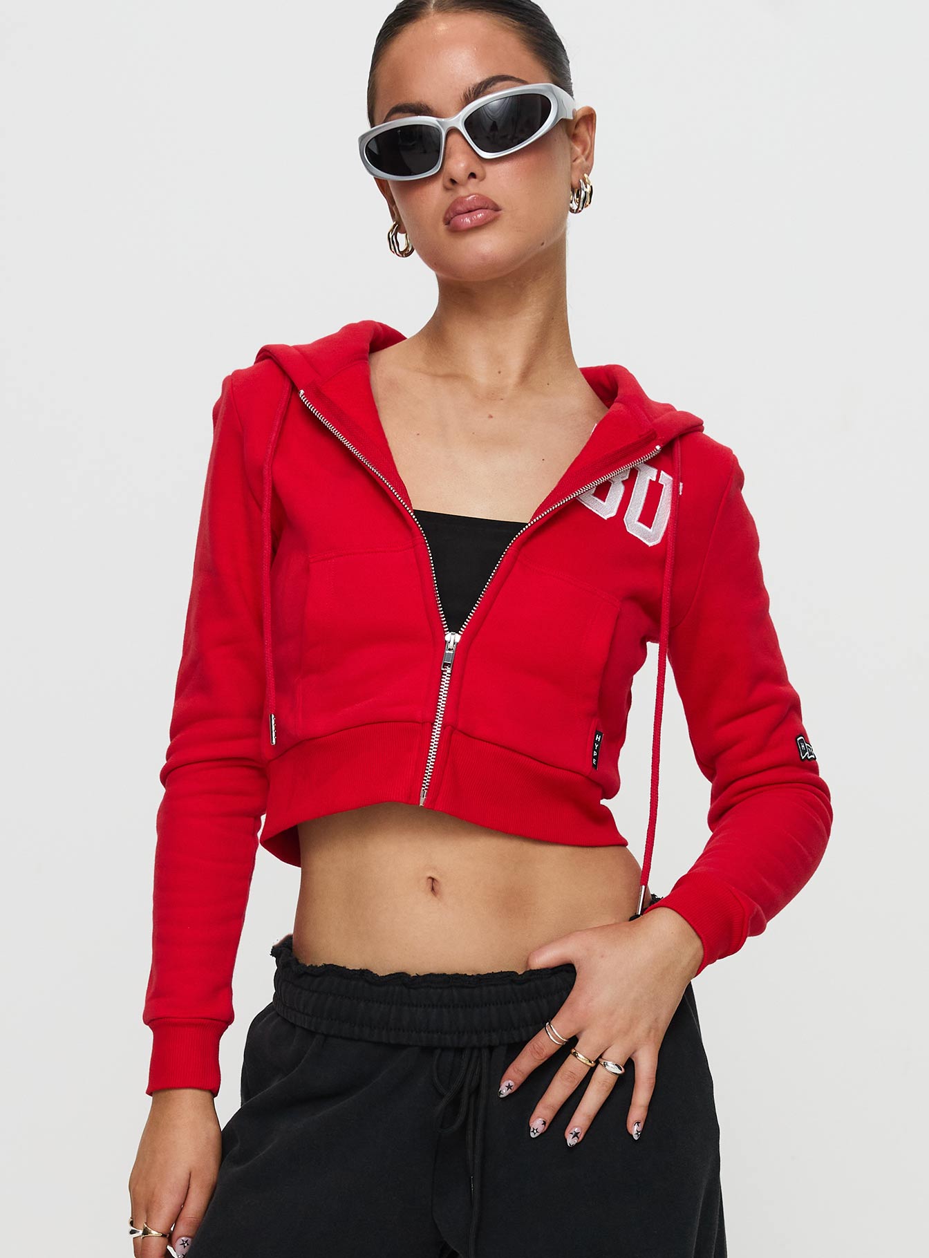 Alternative view of Bu Mia Zip Sweater Red